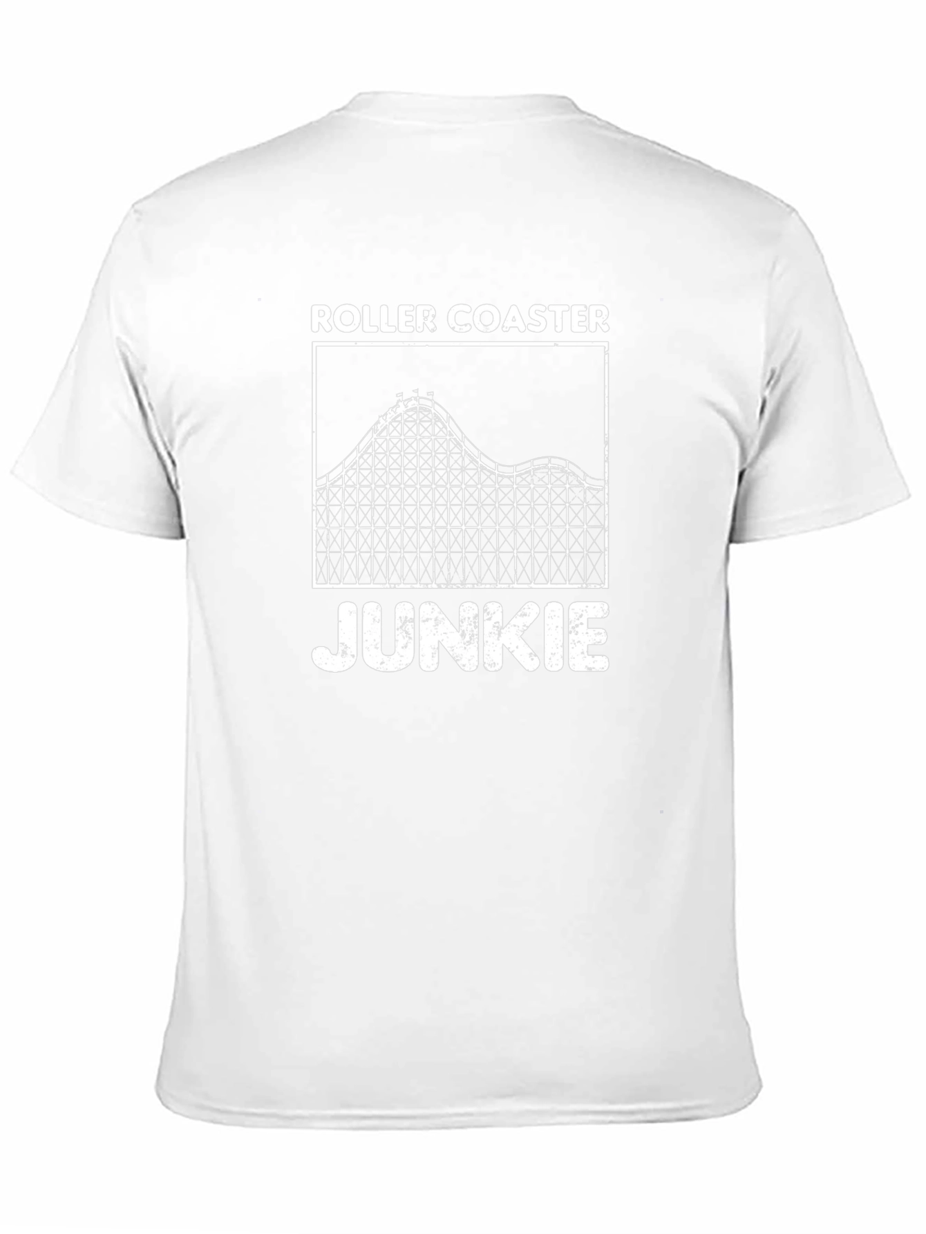 Roller Coaster Junkie T-Shirt - Thrill Ride Graphic Tee