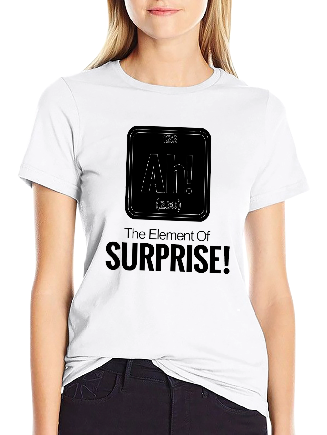 The Element of Surprise Black T-Shirt