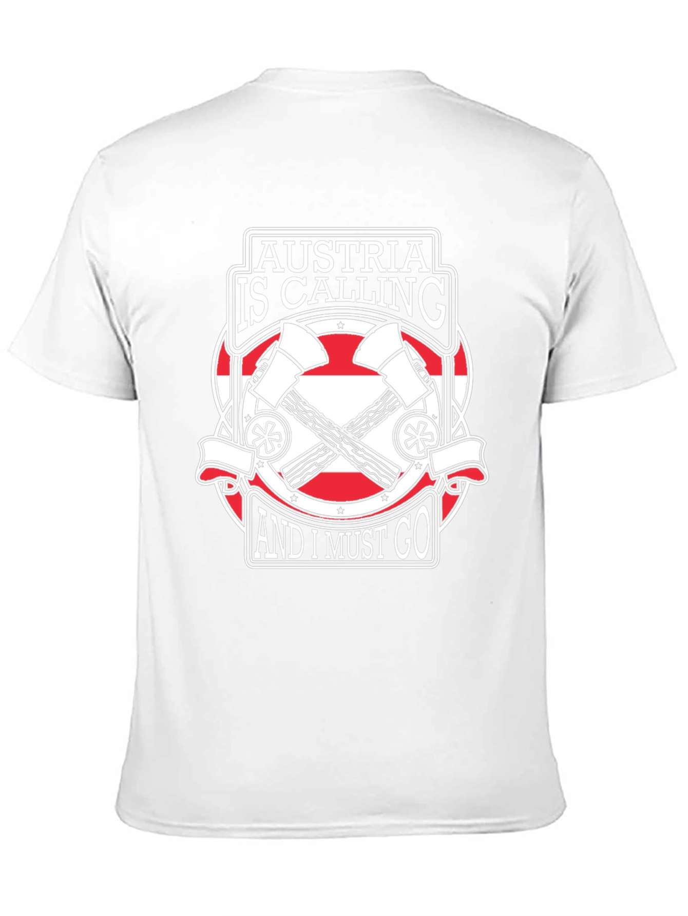 Austria Calling T-Shirt - Black Graphic Tee