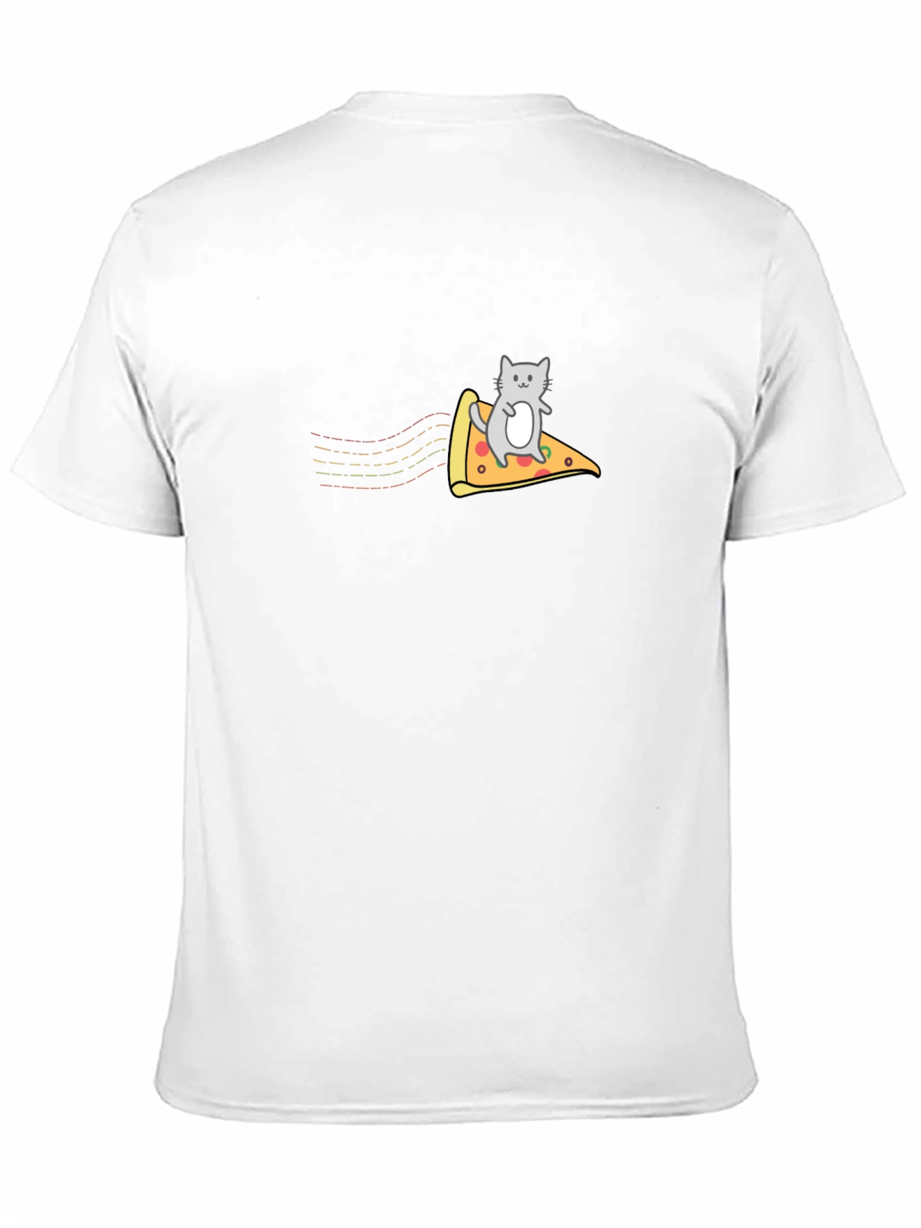 Cat Riding Pizza T-Shirt
