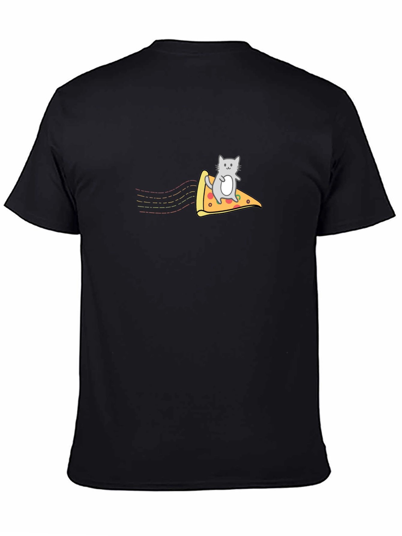 Cat Riding Pizza T-Shirt