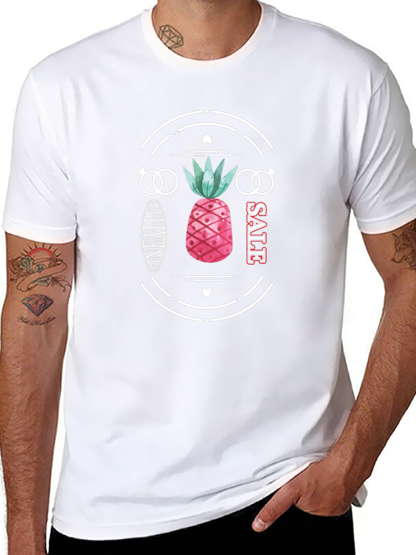 Pineapple Sale T-Shirt - Stylish Summer Tee