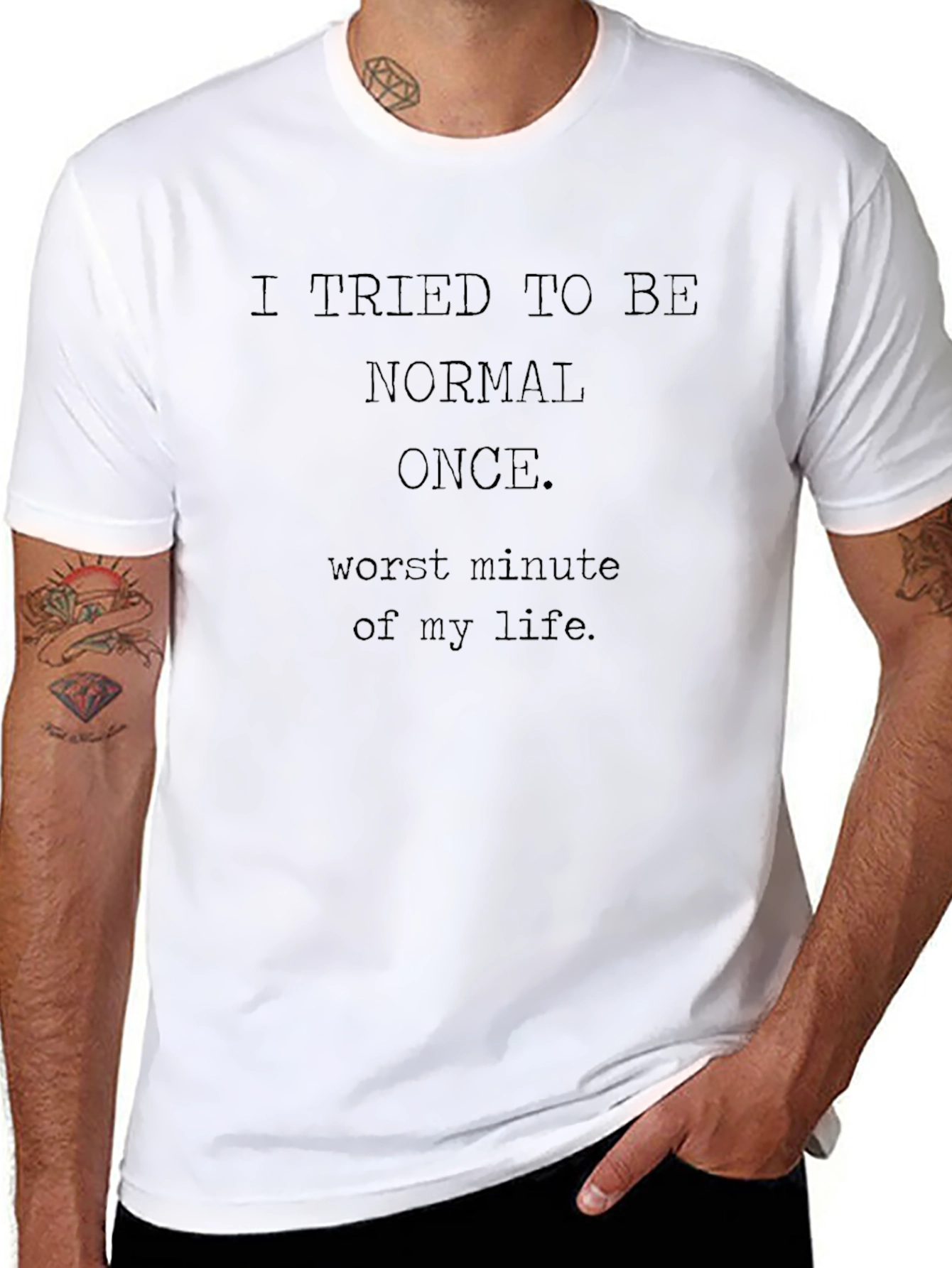 Funny Tried To Be Normal Graphic T-Shirt