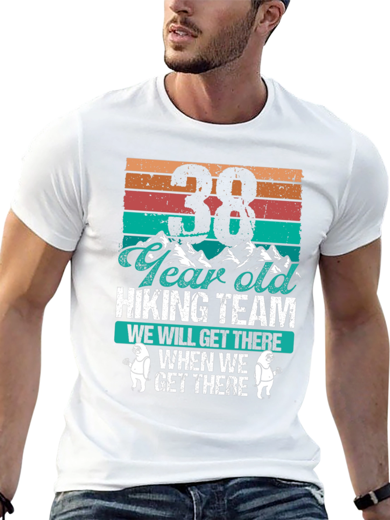 38 Year Old Hiking Team Tee