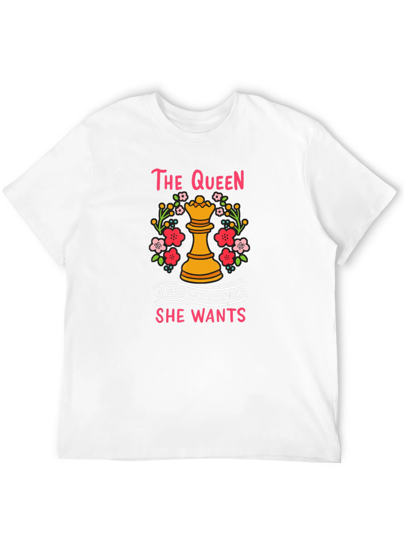 The Queen Chess Piece Graphic T-Shirt