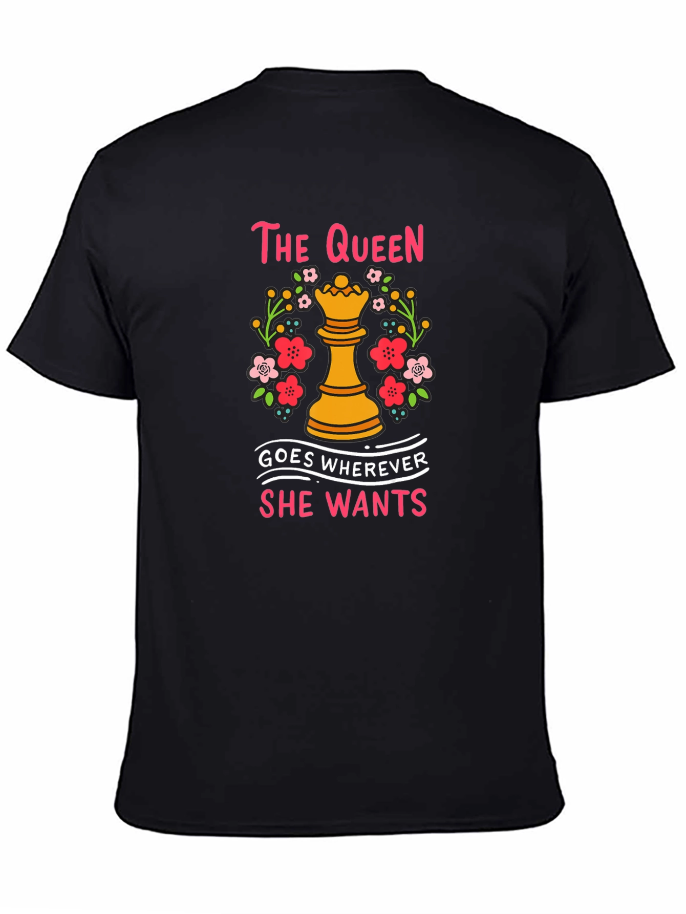 The Queen Chess Piece Graphic T-Shirt