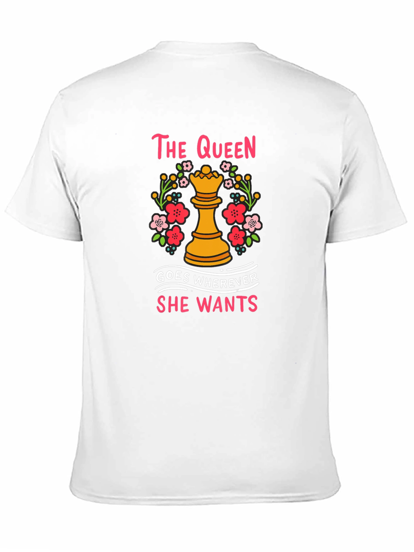 The Queen Chess Piece Graphic T-Shirt