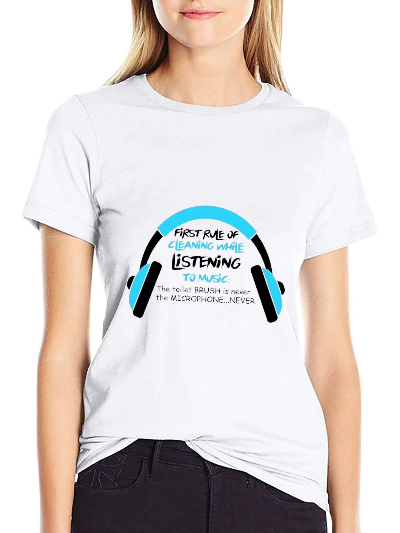 Cleaning Music T-Shirt
