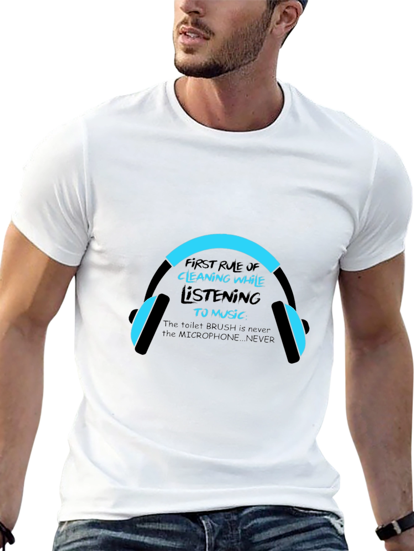Cleaning Music T-Shirt