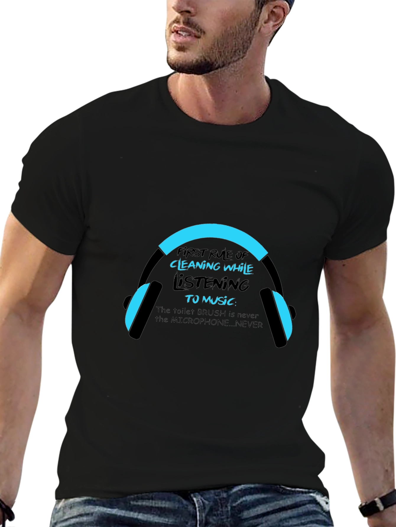 Cleaning Music T-Shirt