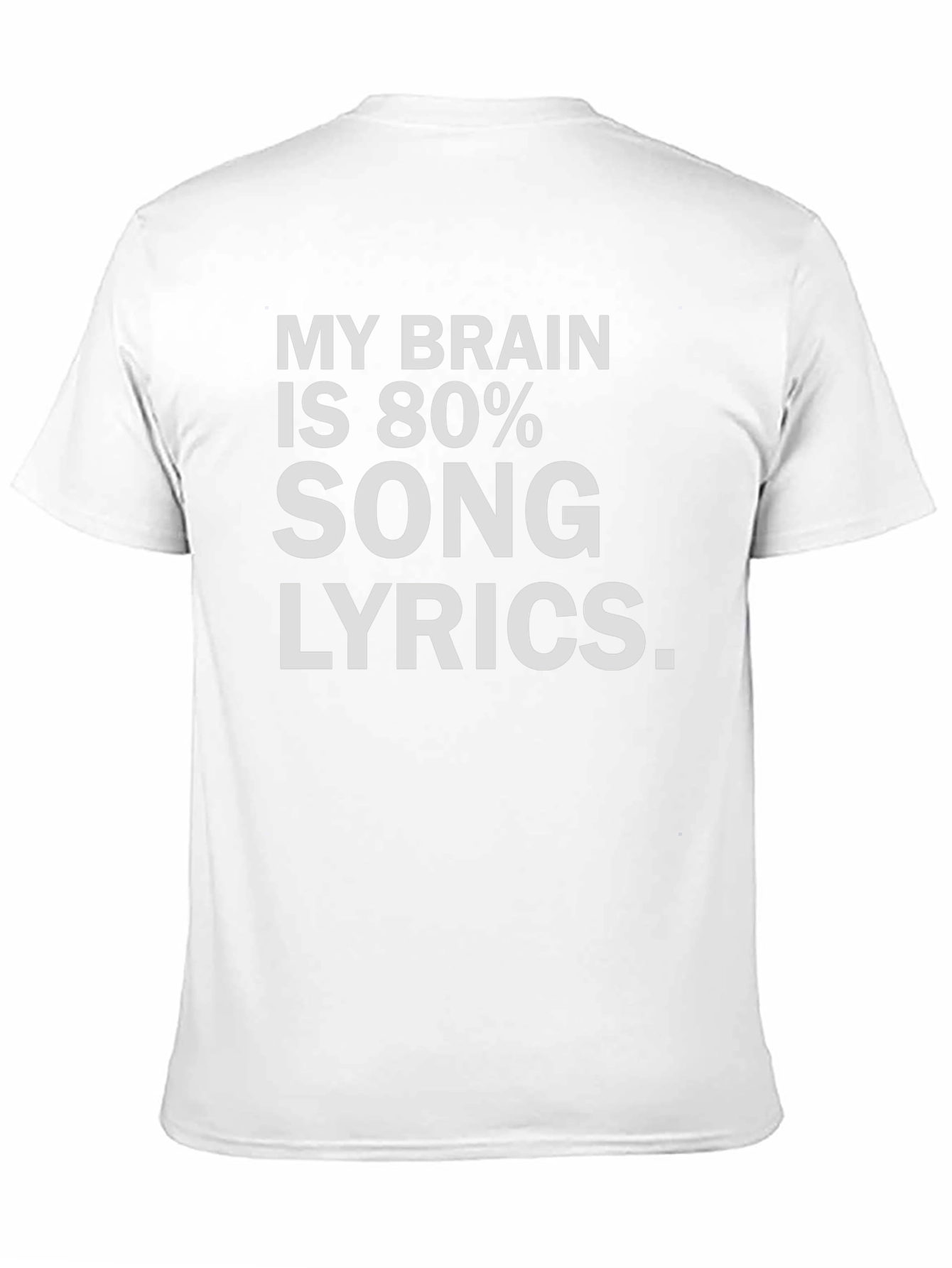 Funny Song Lyrics T-Shirt Music Lover Tee