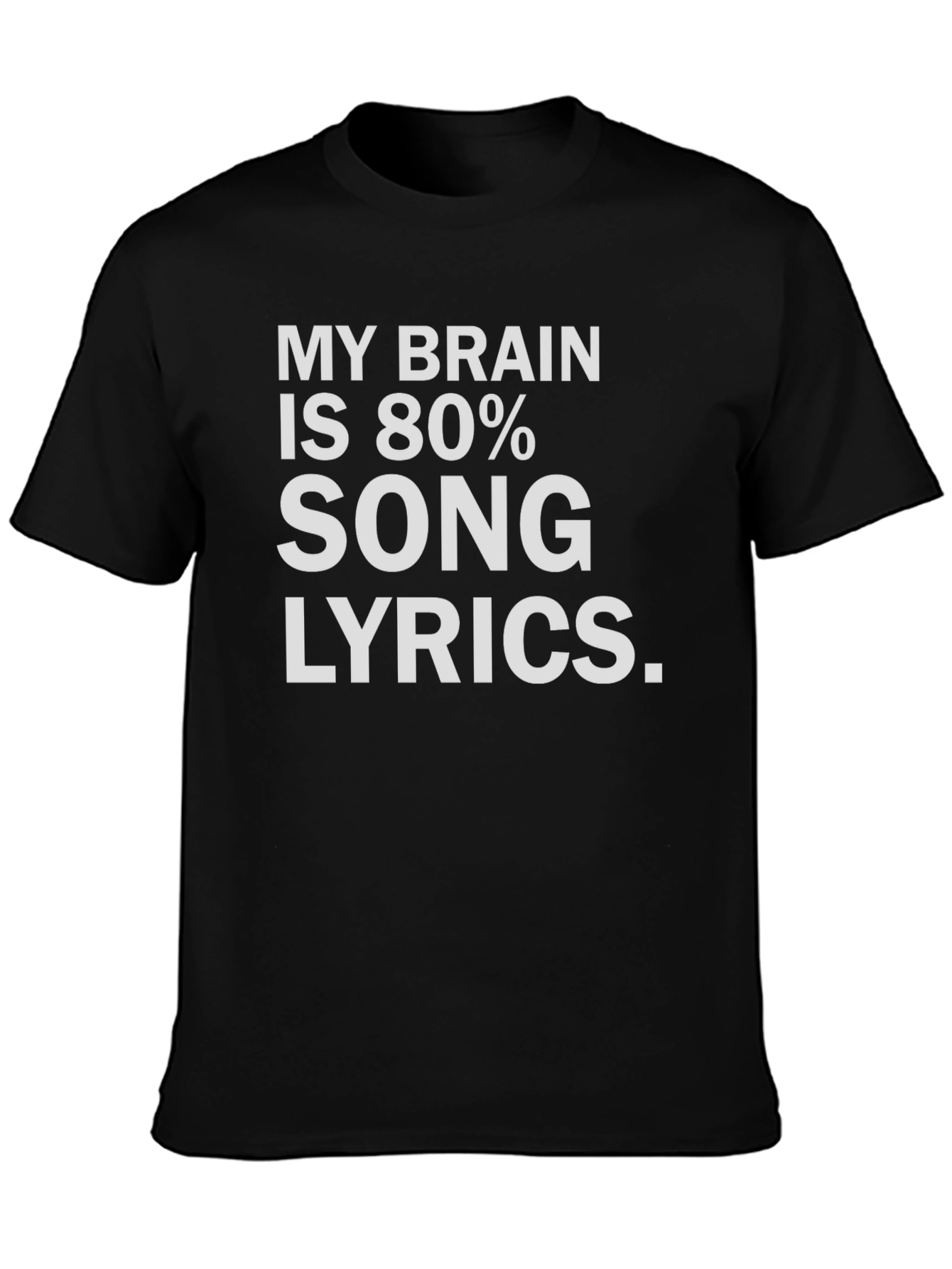 Funny Song Lyrics T-Shirt Music Lover Tee