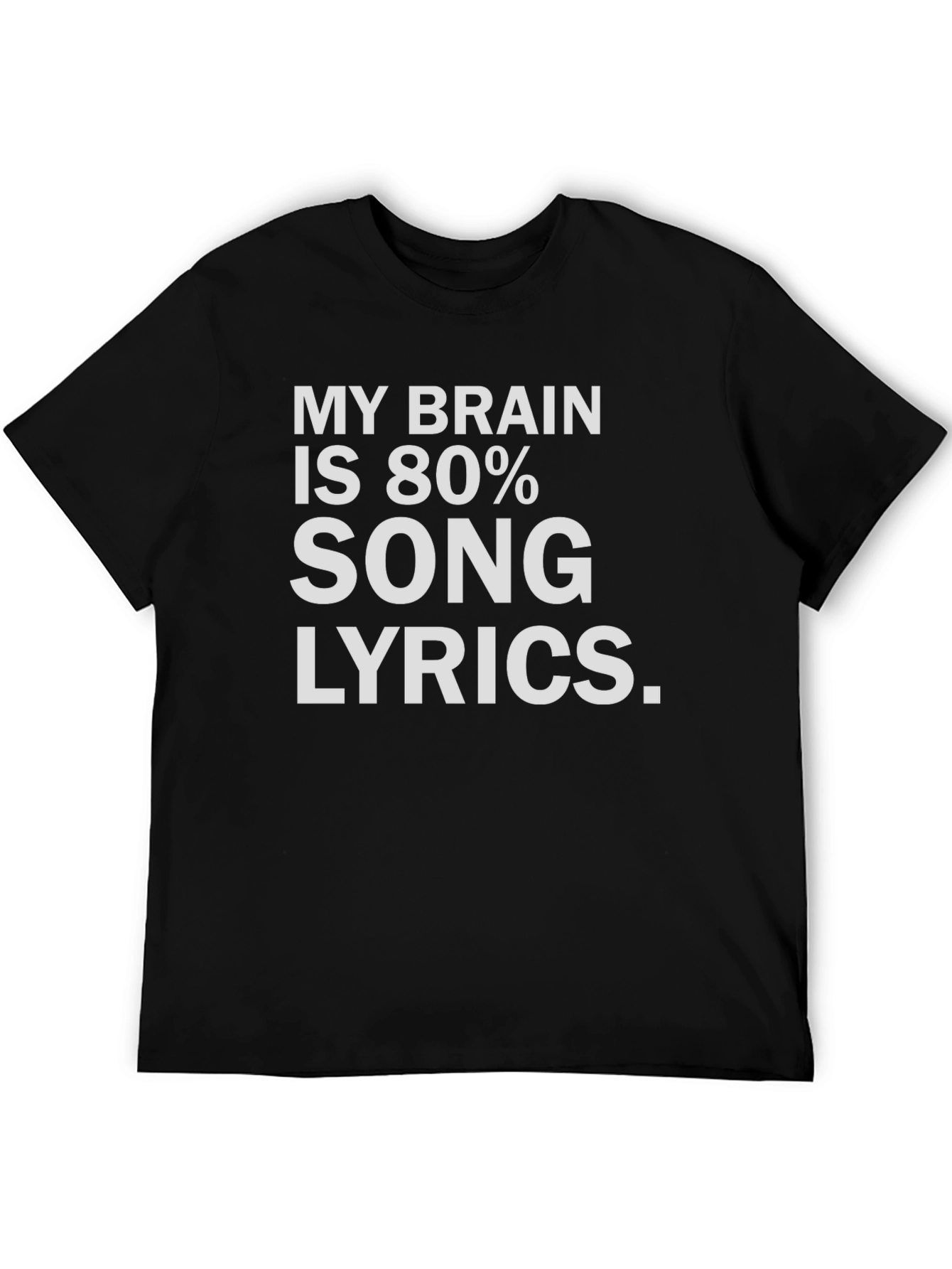 Funny Song Lyrics T-Shirt Music Lover Tee