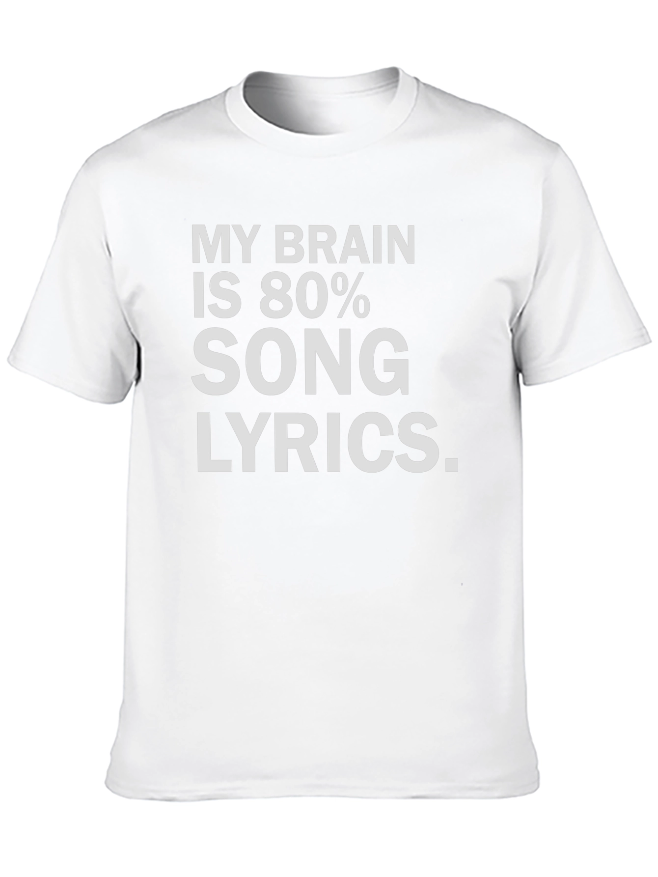 Funny Song Lyrics T-Shirt Music Lover Tee