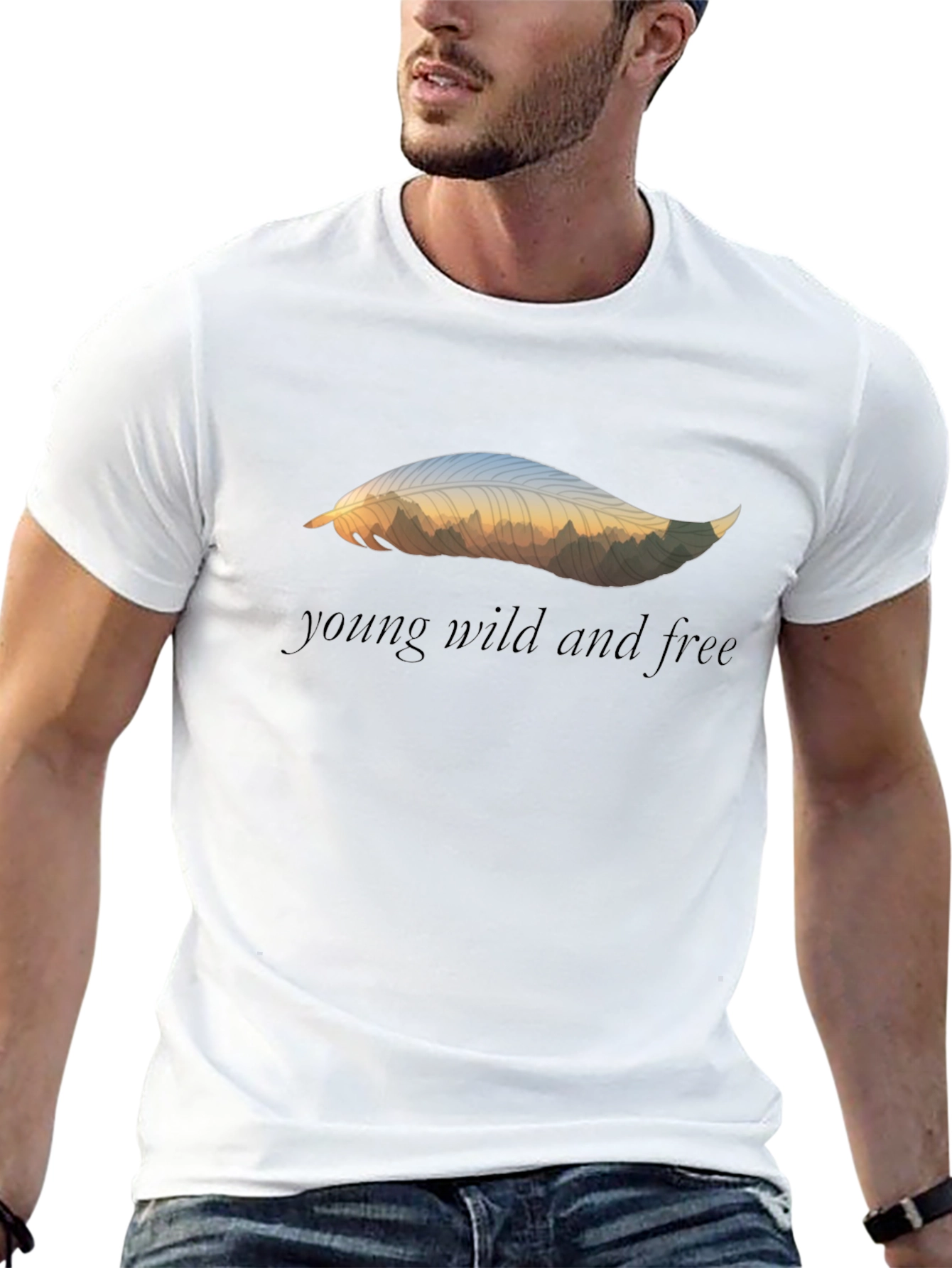 Young Wild and Free Graphic Tee