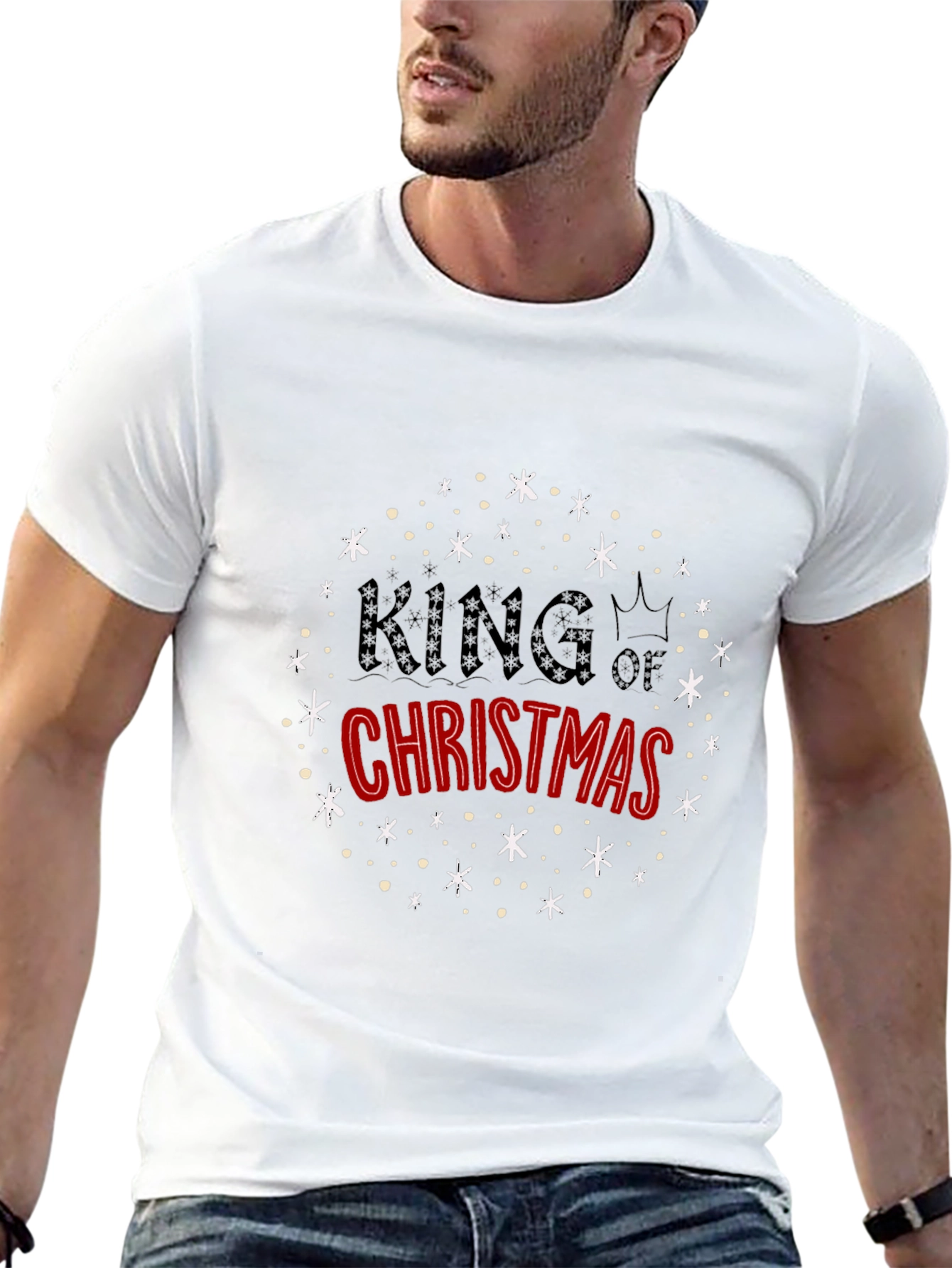 King of Christmas Graphic Tee - Holiday Cheer