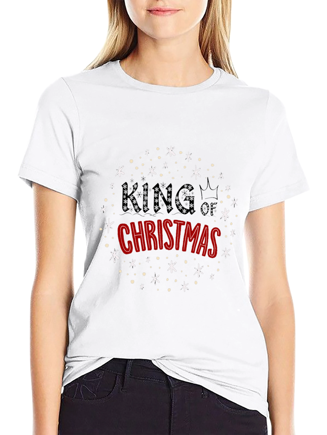 King of Christmas Graphic Tee - Holiday Cheer