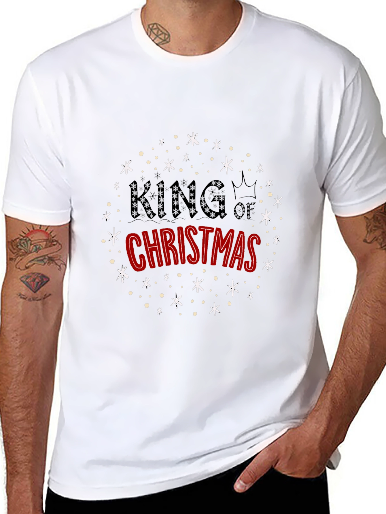 King of Christmas Graphic Tee - Holiday Cheer