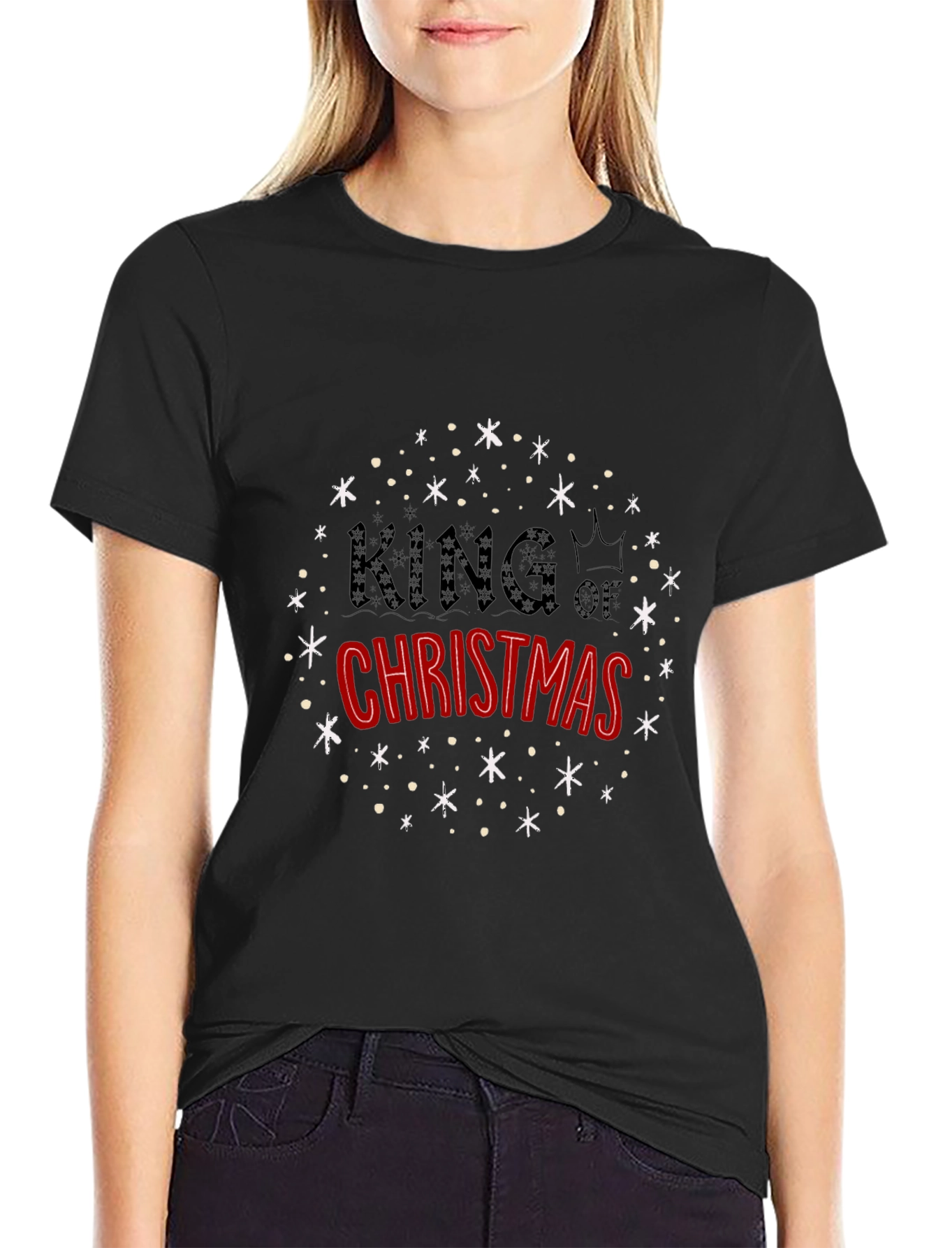 King of Christmas Graphic Tee - Holiday Cheer