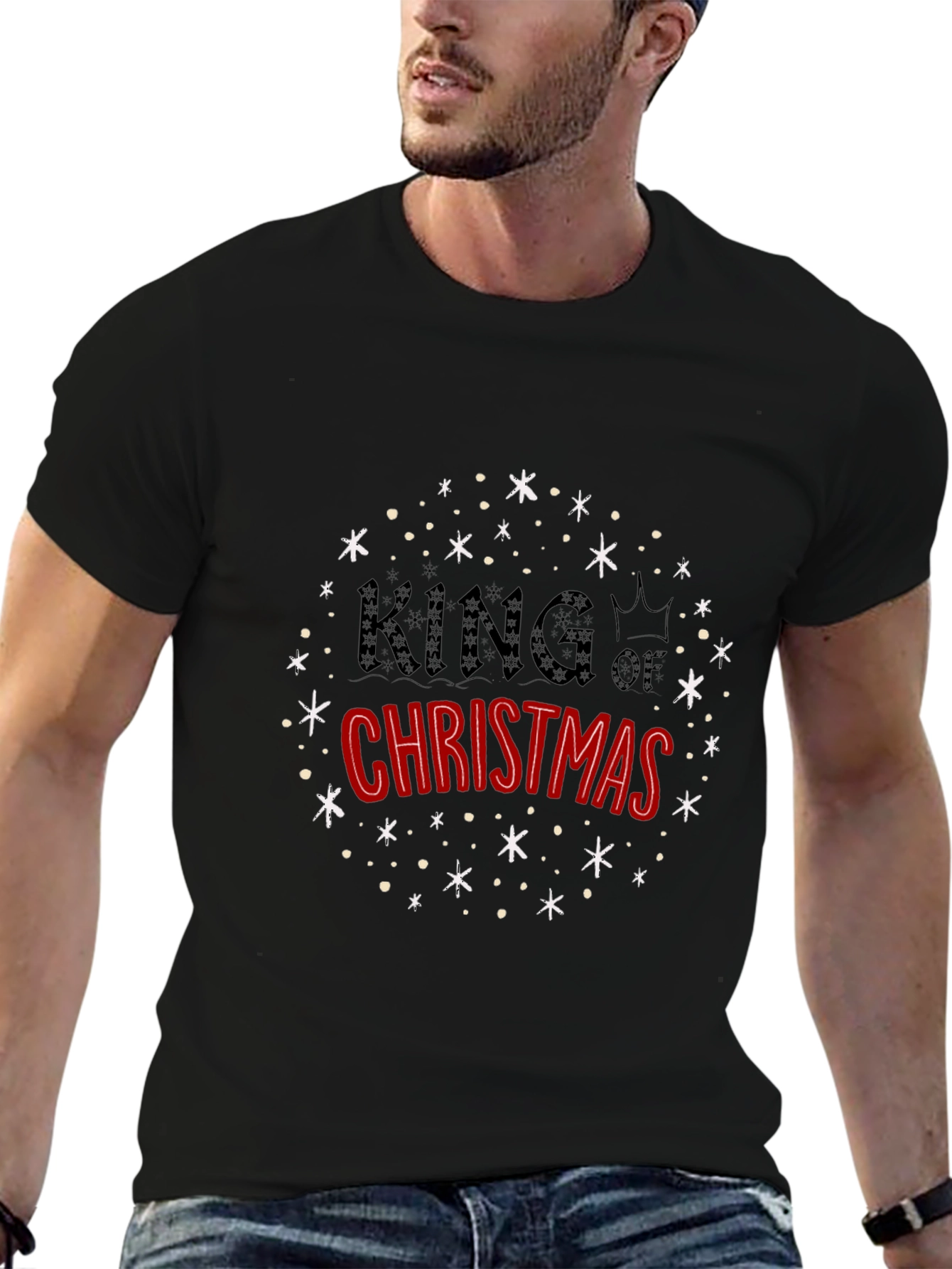 King of Christmas Graphic Tee - Holiday Cheer