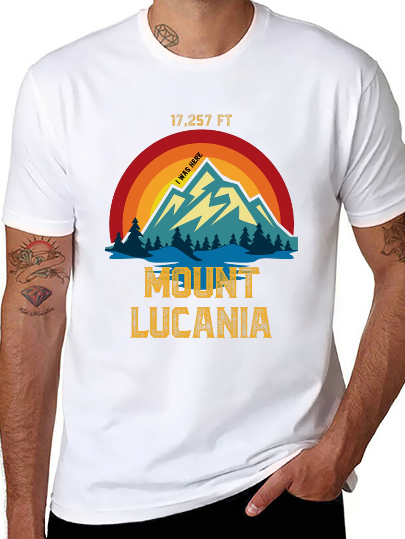 Mount Lucania T-Shirt - I Was Here
