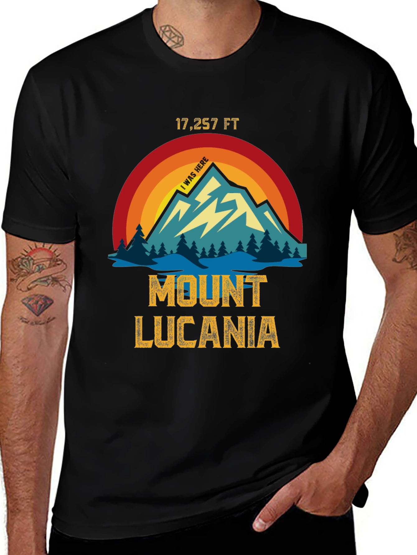 Mount Lucania T-Shirt - I Was Here