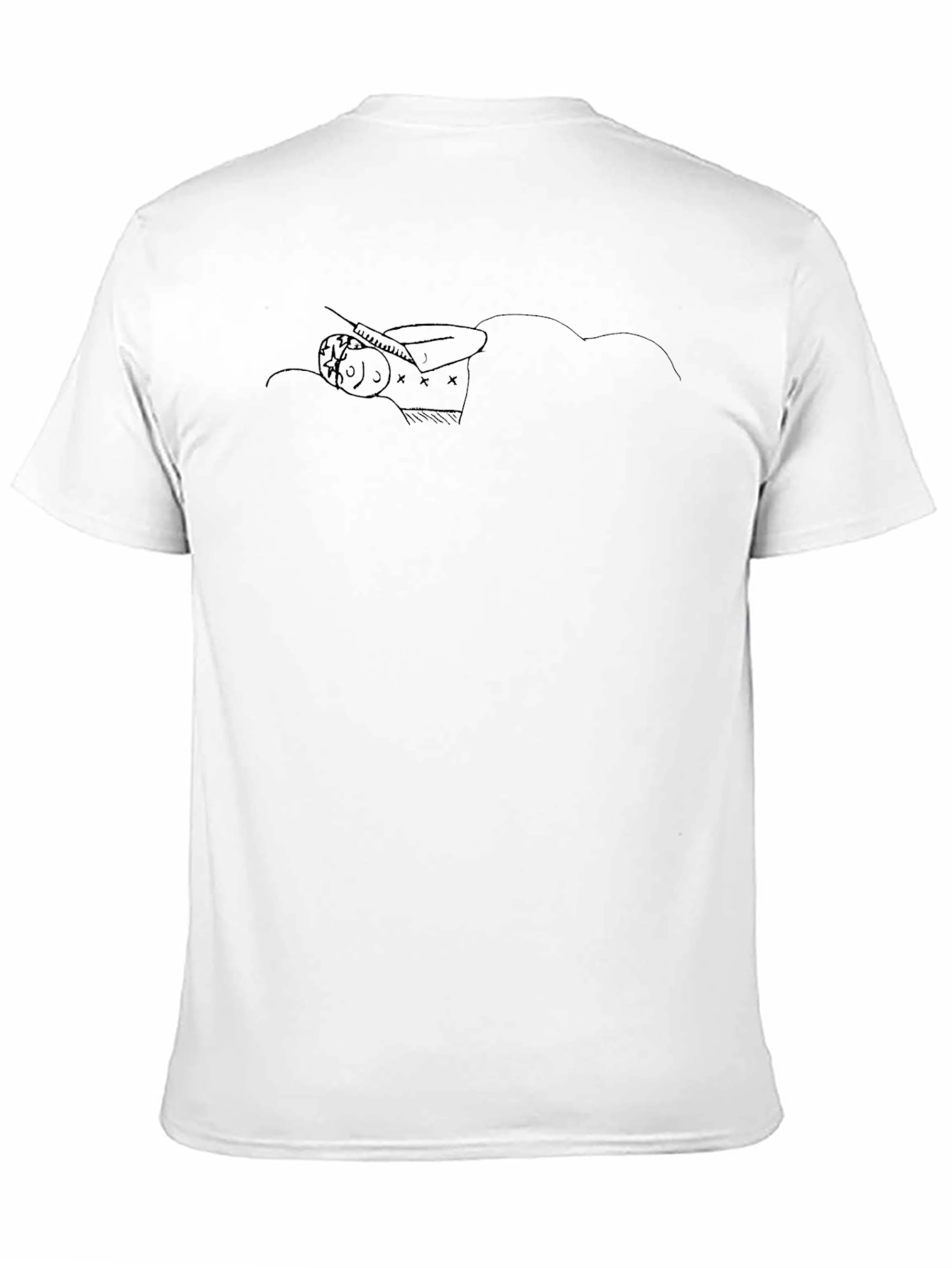 Black Graphic Tee: Daydreaming Design