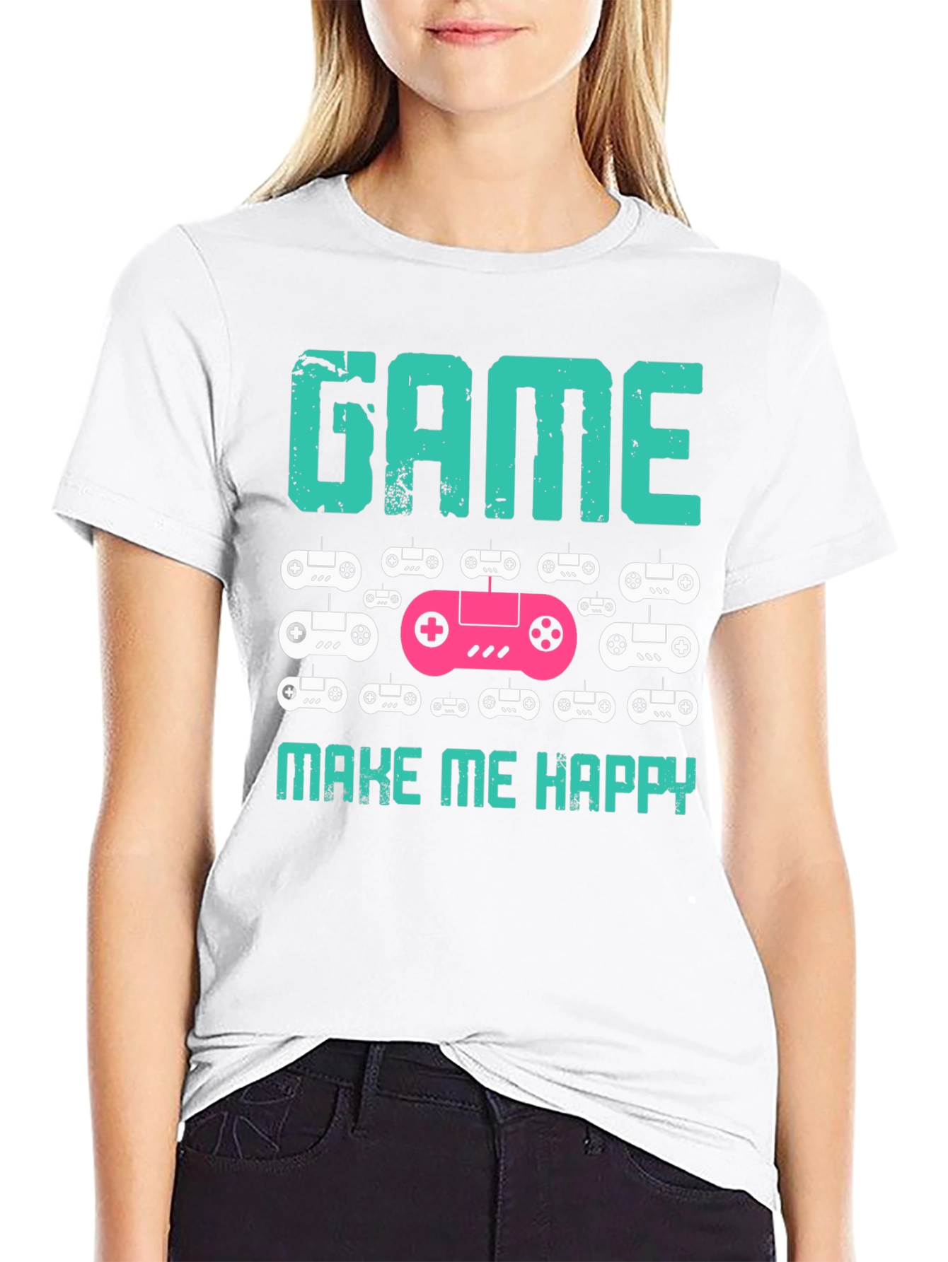 Game Make Me Happy Graphic T-Shirt