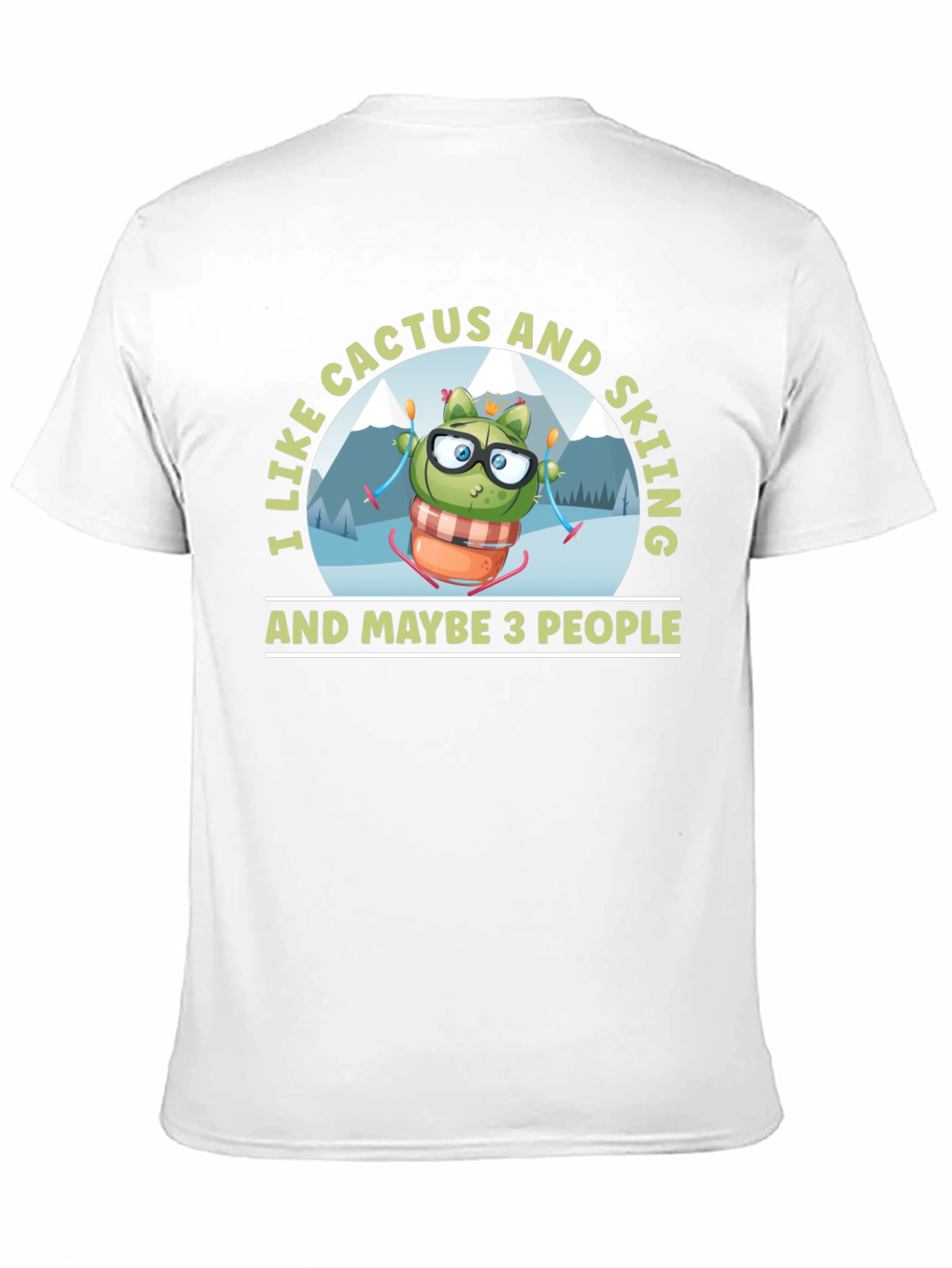 Cactus and Skiing T-Shirt