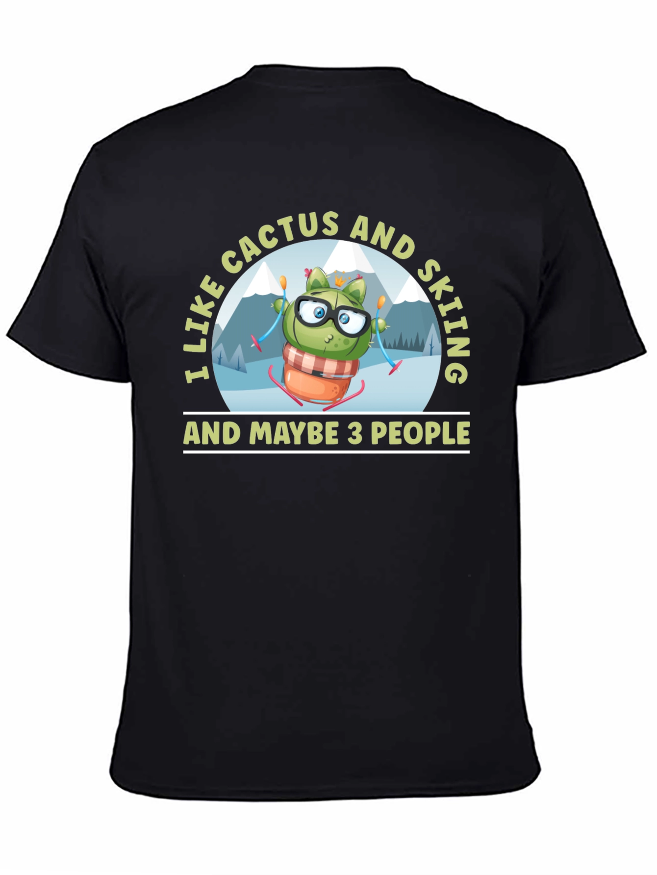 Cactus and Skiing T-Shirt