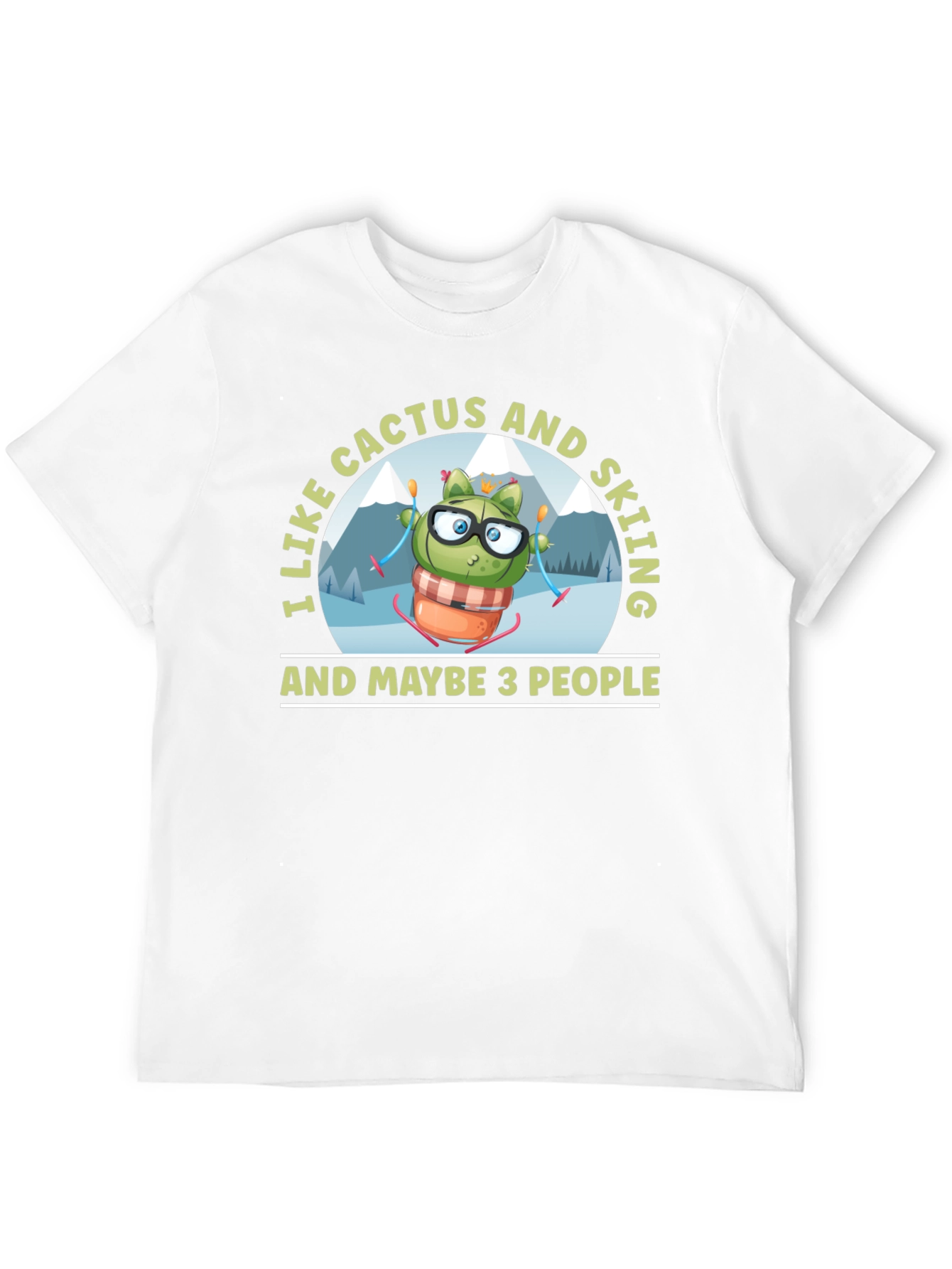 Cactus and Skiing T-Shirt