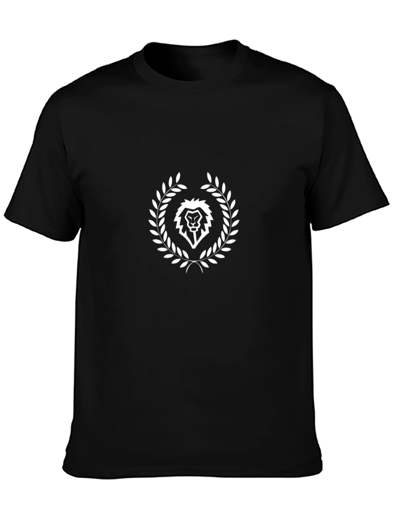Lion Crest Graphic Black T-Shirt