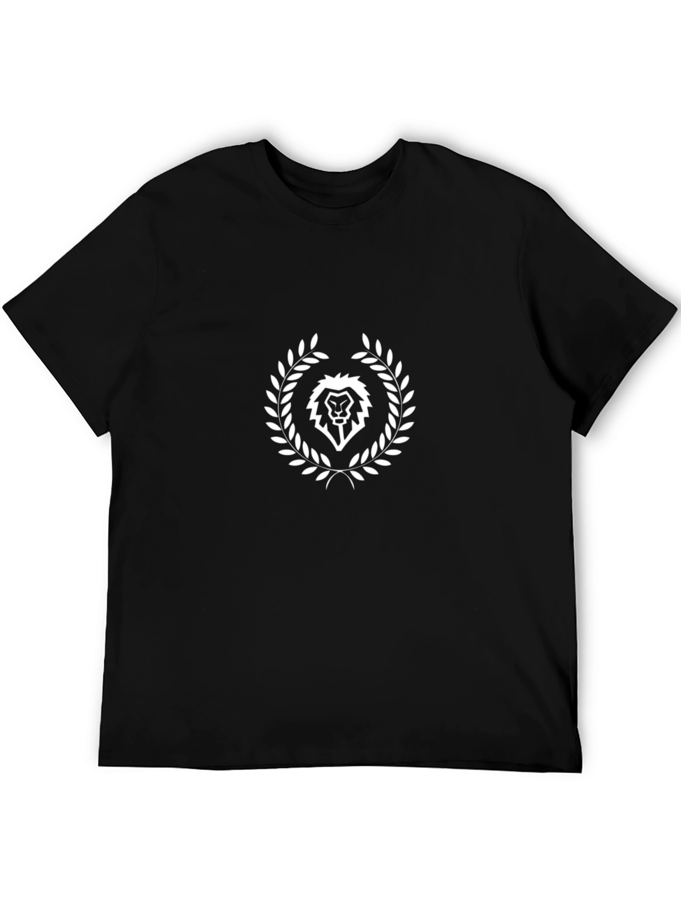 Lion Crest Graphic Black T-Shirt