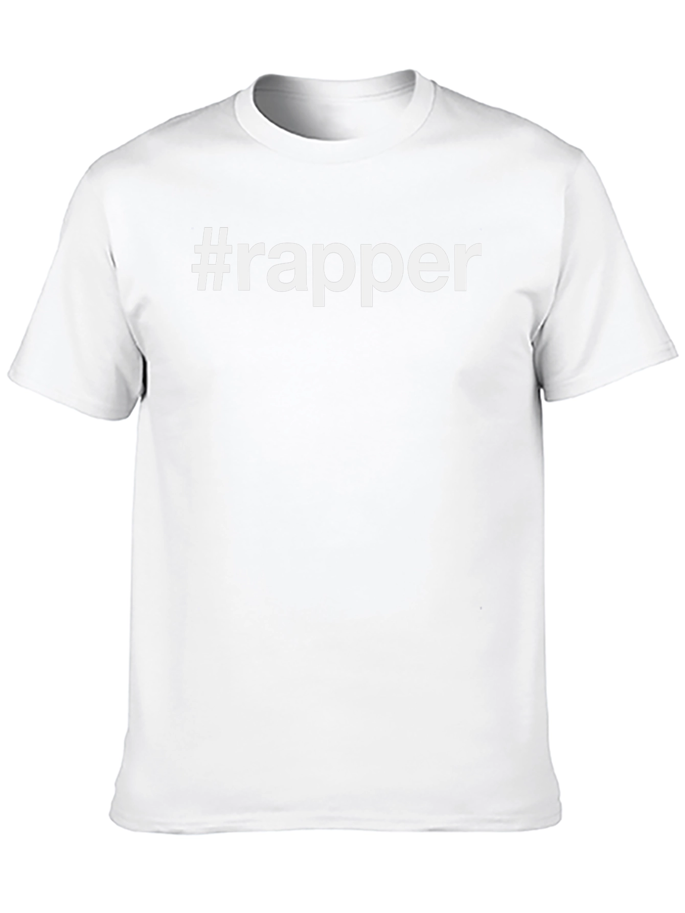 #Rapper Black Graphic Tee - Trendy Casual Style