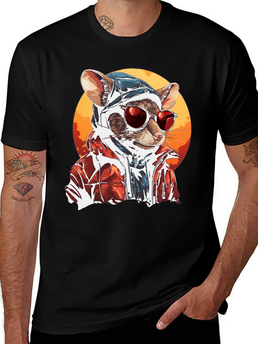 Cool Rat in Shades Graphic T-Shirt