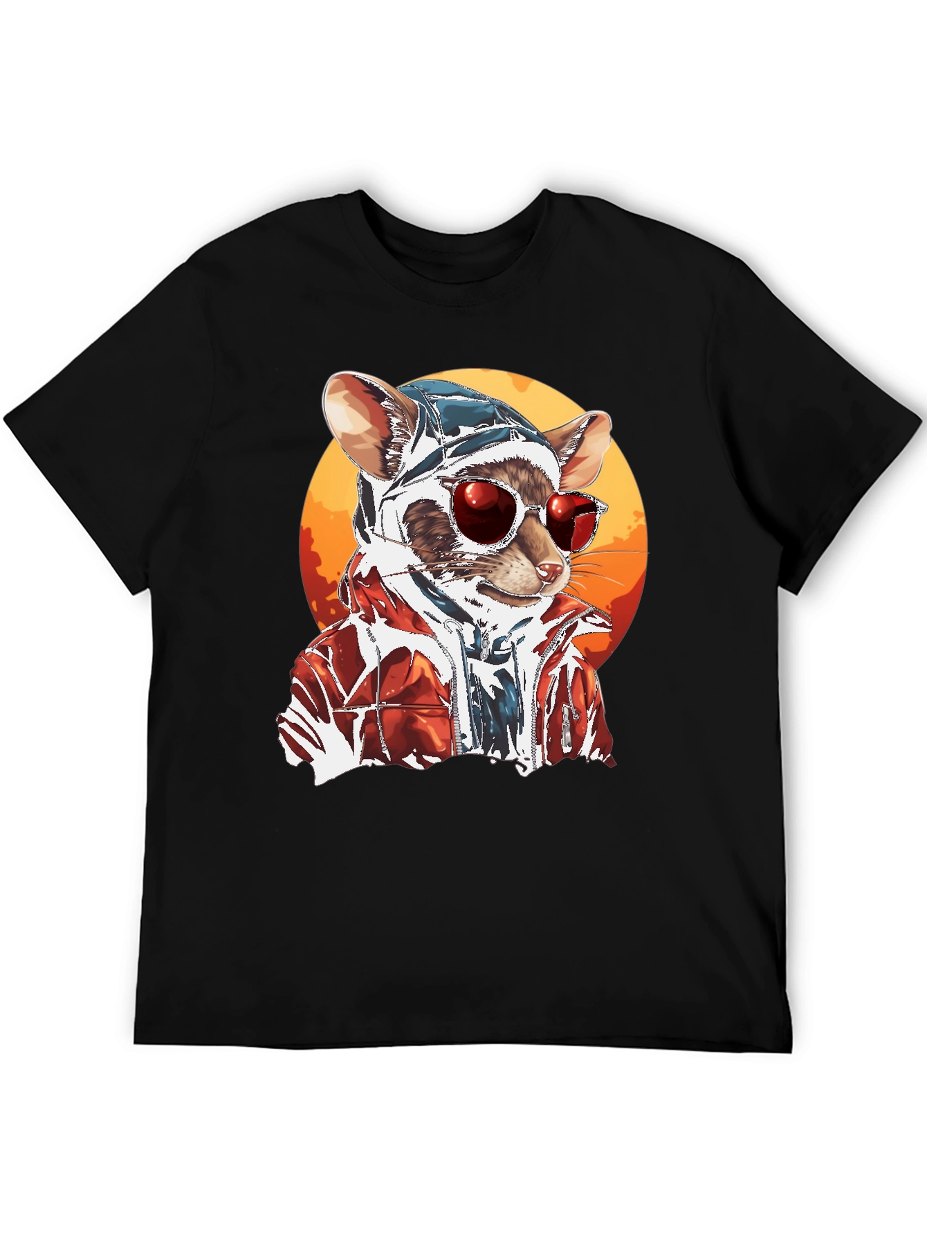 Cool Rat in Shades Graphic T-Shirt