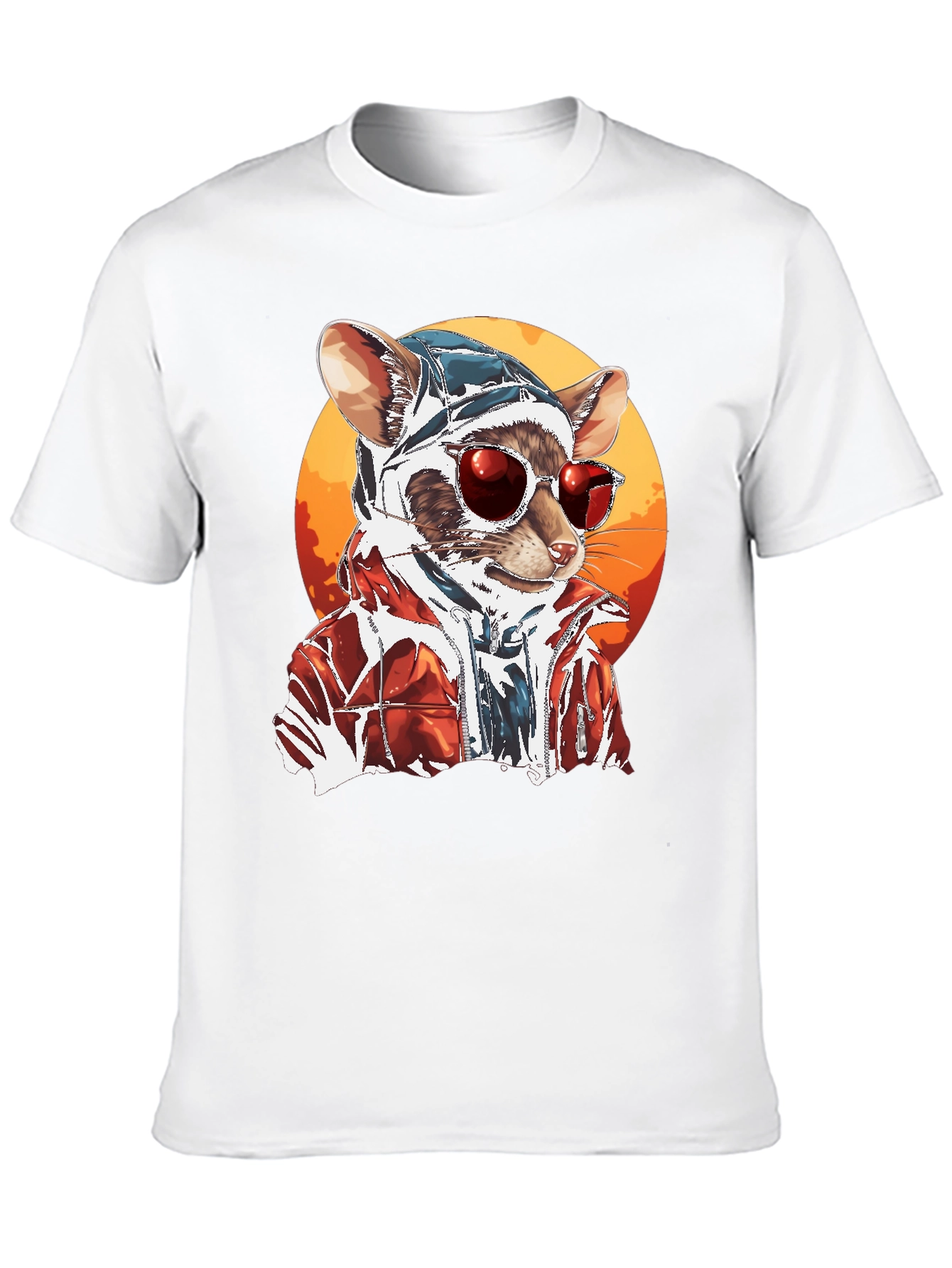 Cool Rat in Shades Graphic T-Shirt