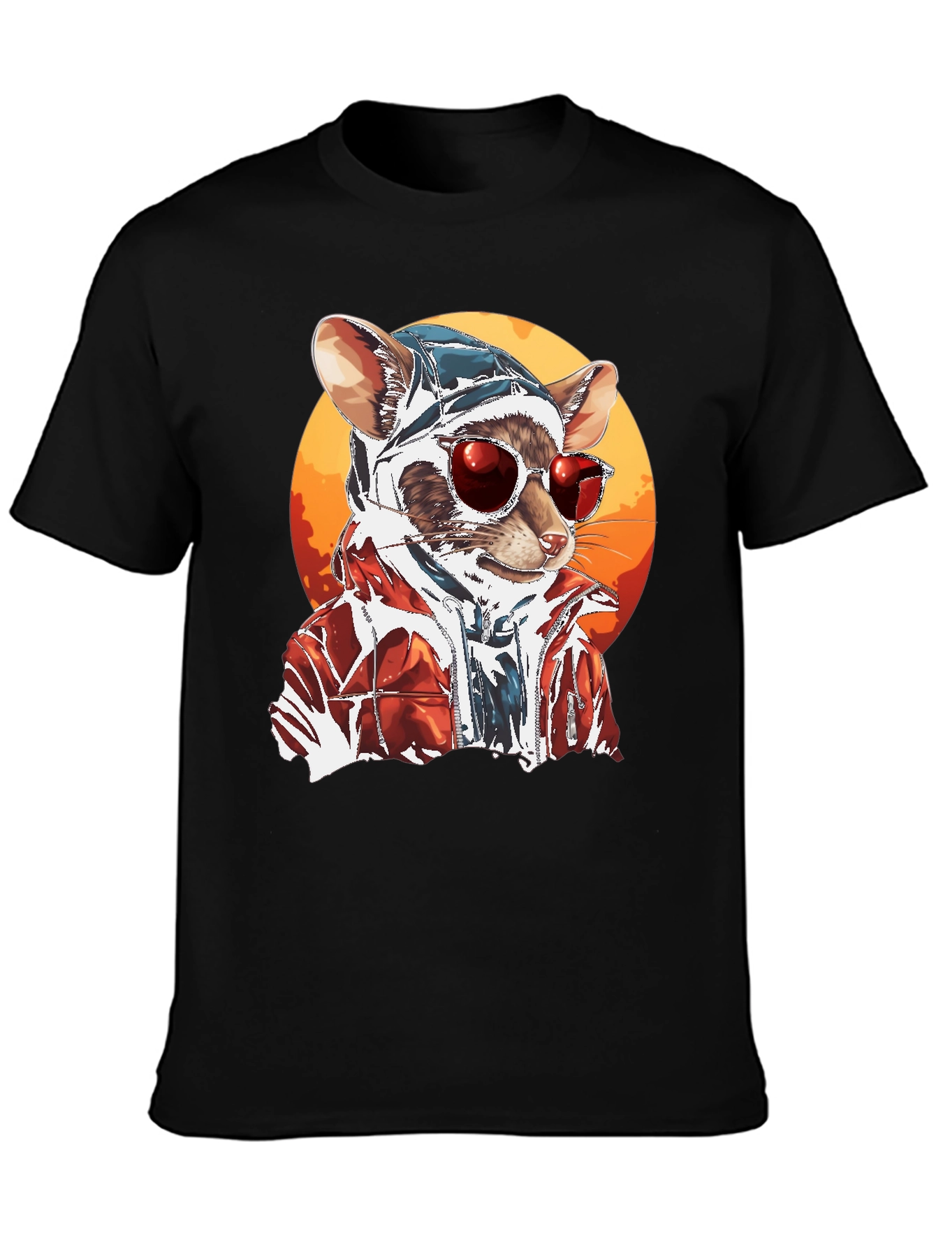 Cool Rat in Shades Graphic T-Shirt