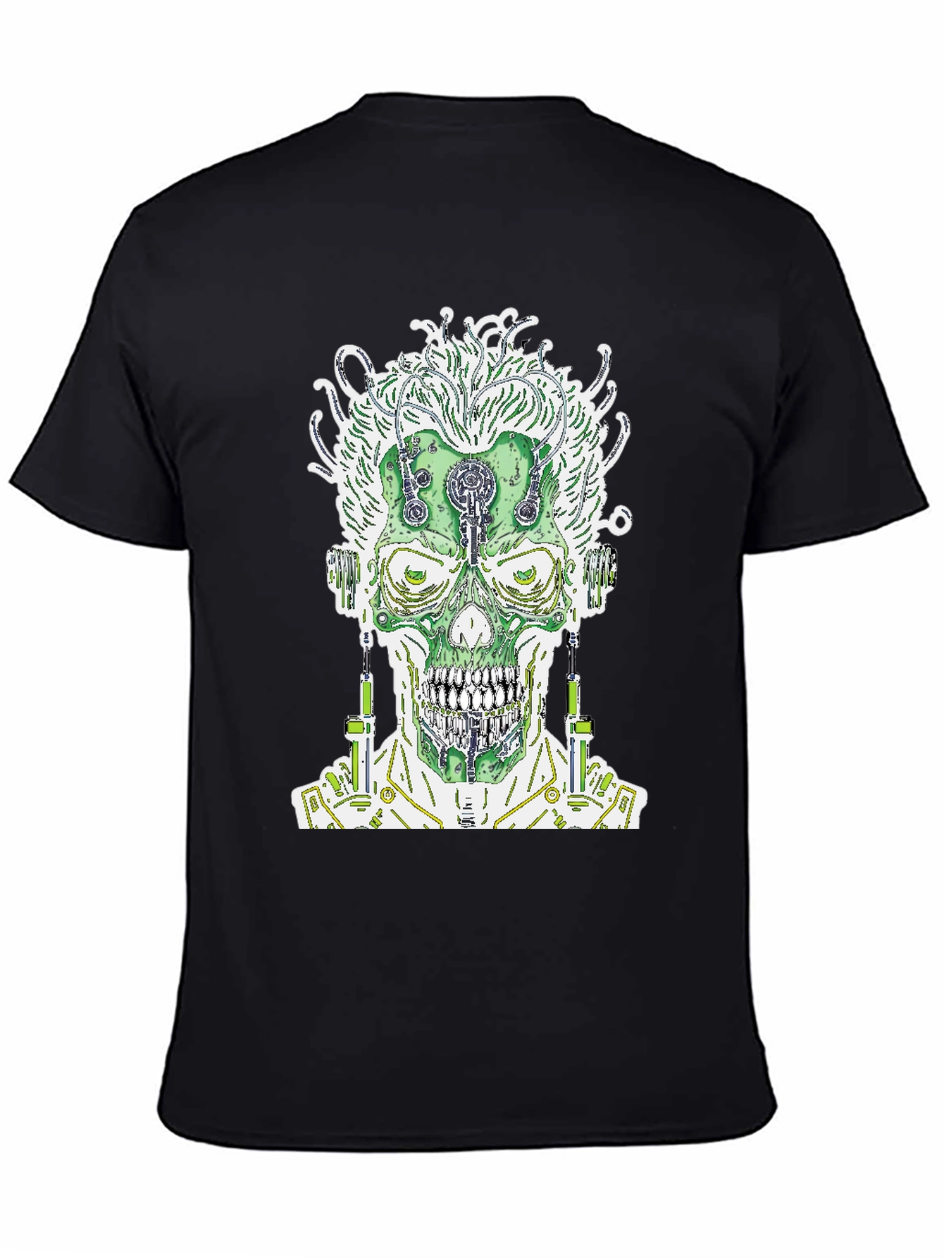 Cyberpunk Zombie T-Shirt - Black
