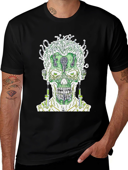 Cyberpunk Zombie T-Shirt - Black