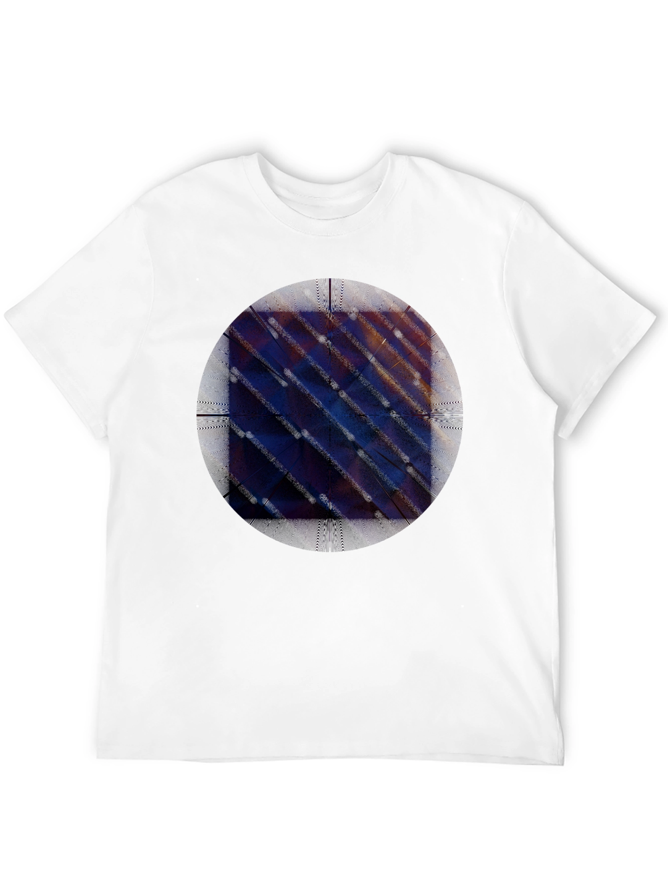 Abstract Sphere Graphic Tee - Modern Black T-Shirt