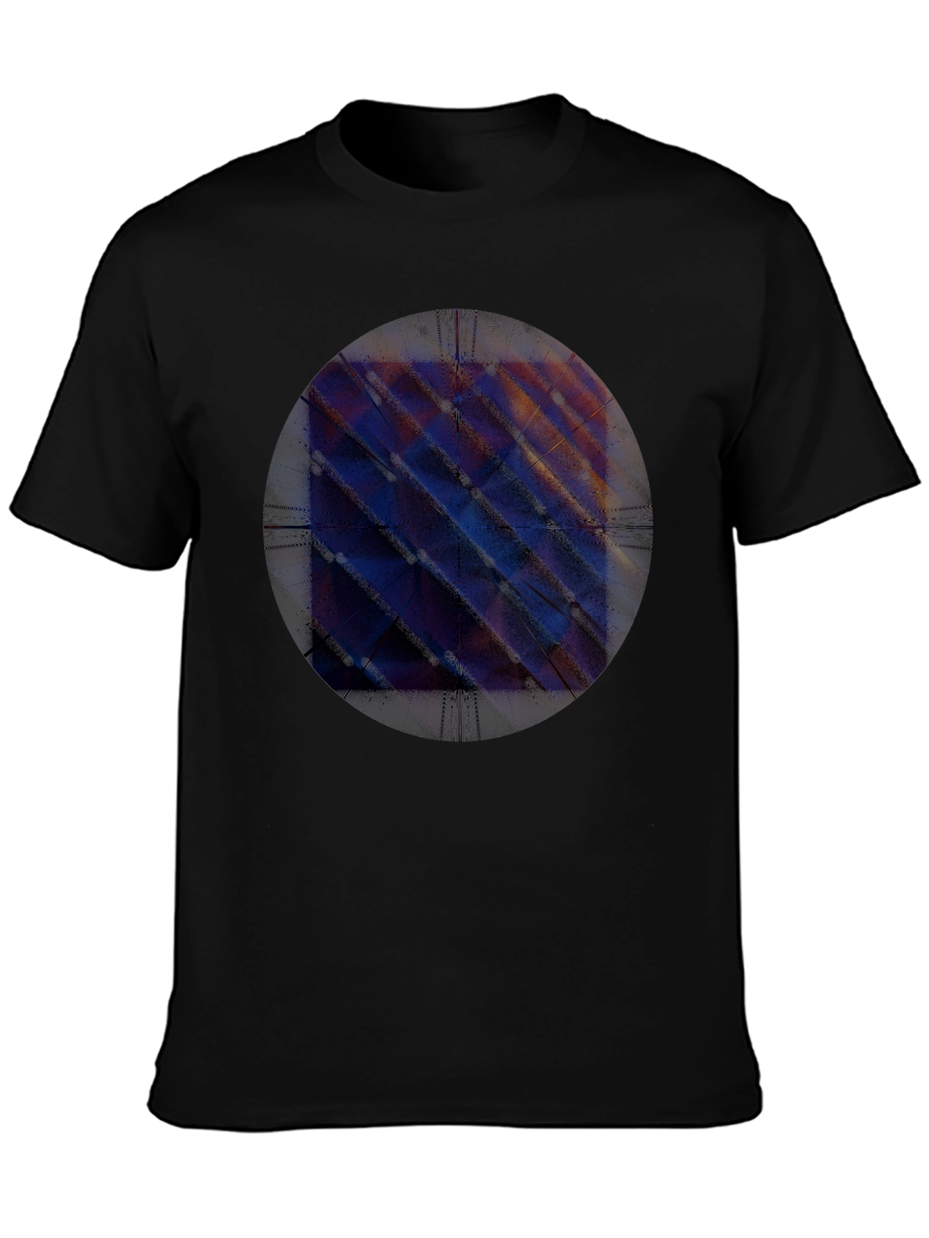 Abstract Sphere Graphic Tee - Modern Black T-Shirt