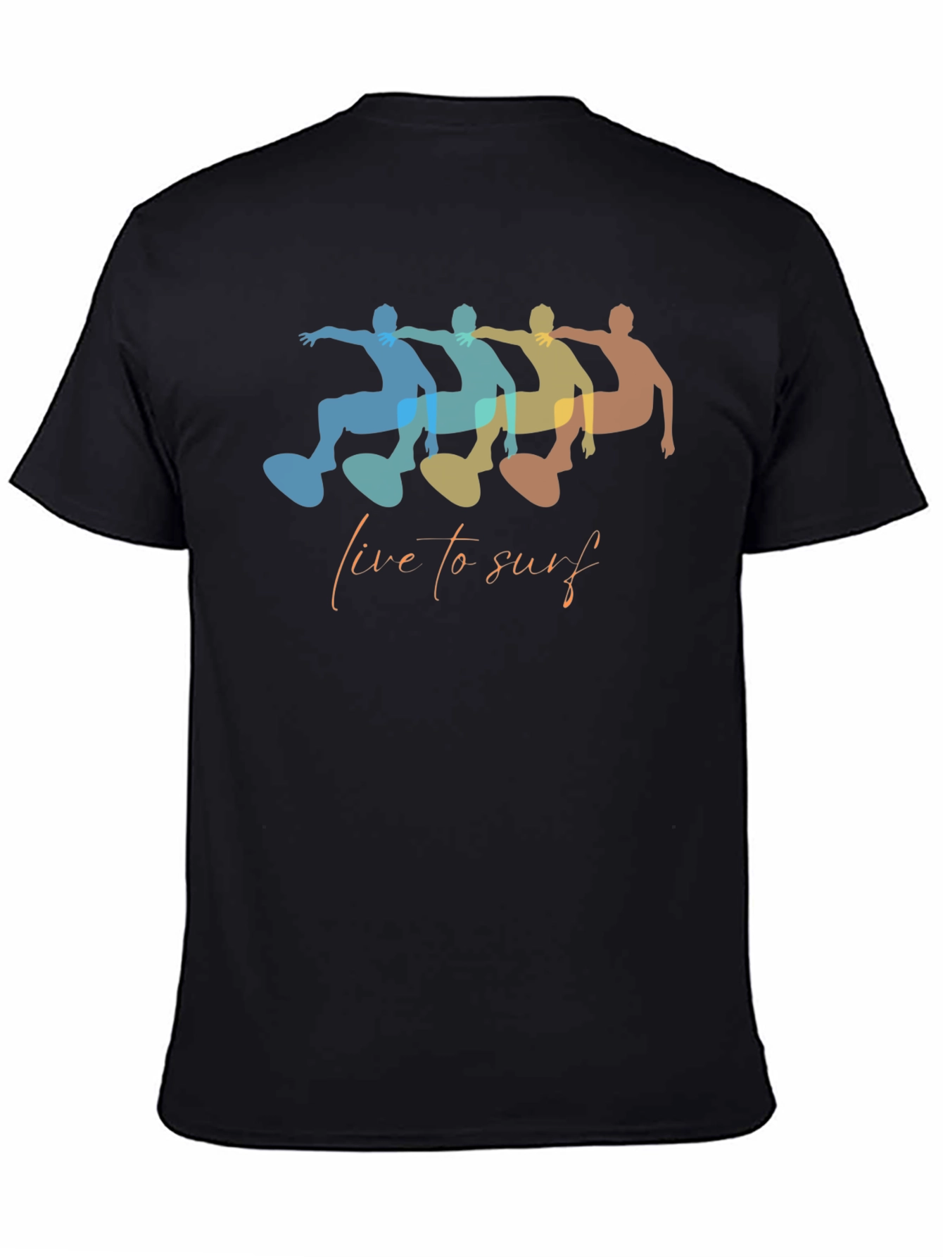 Live to Surf Graphic Tee - Unisex Casual T-Shirt
