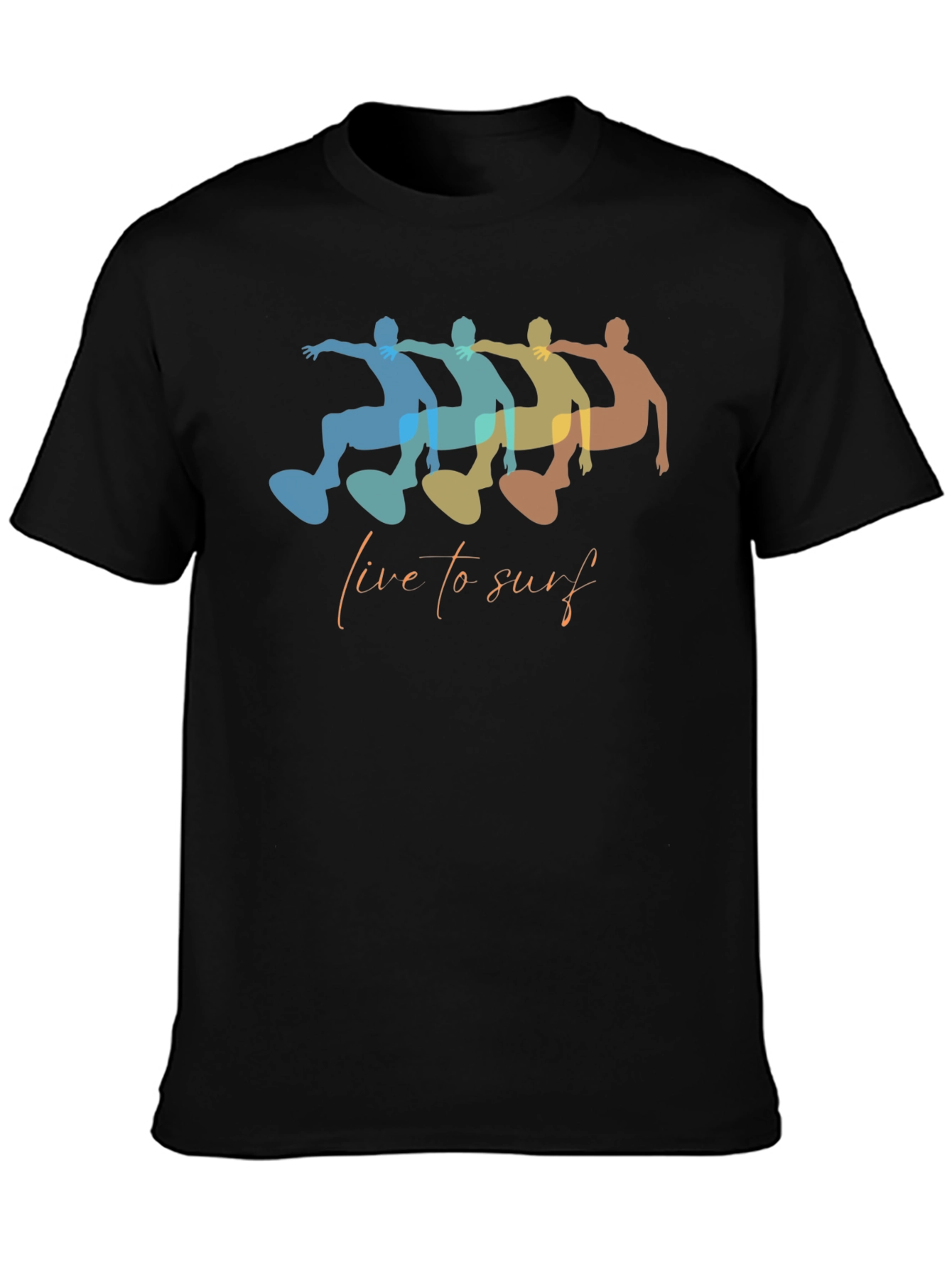 Live to Surf Graphic Tee - Unisex Casual T-Shirt