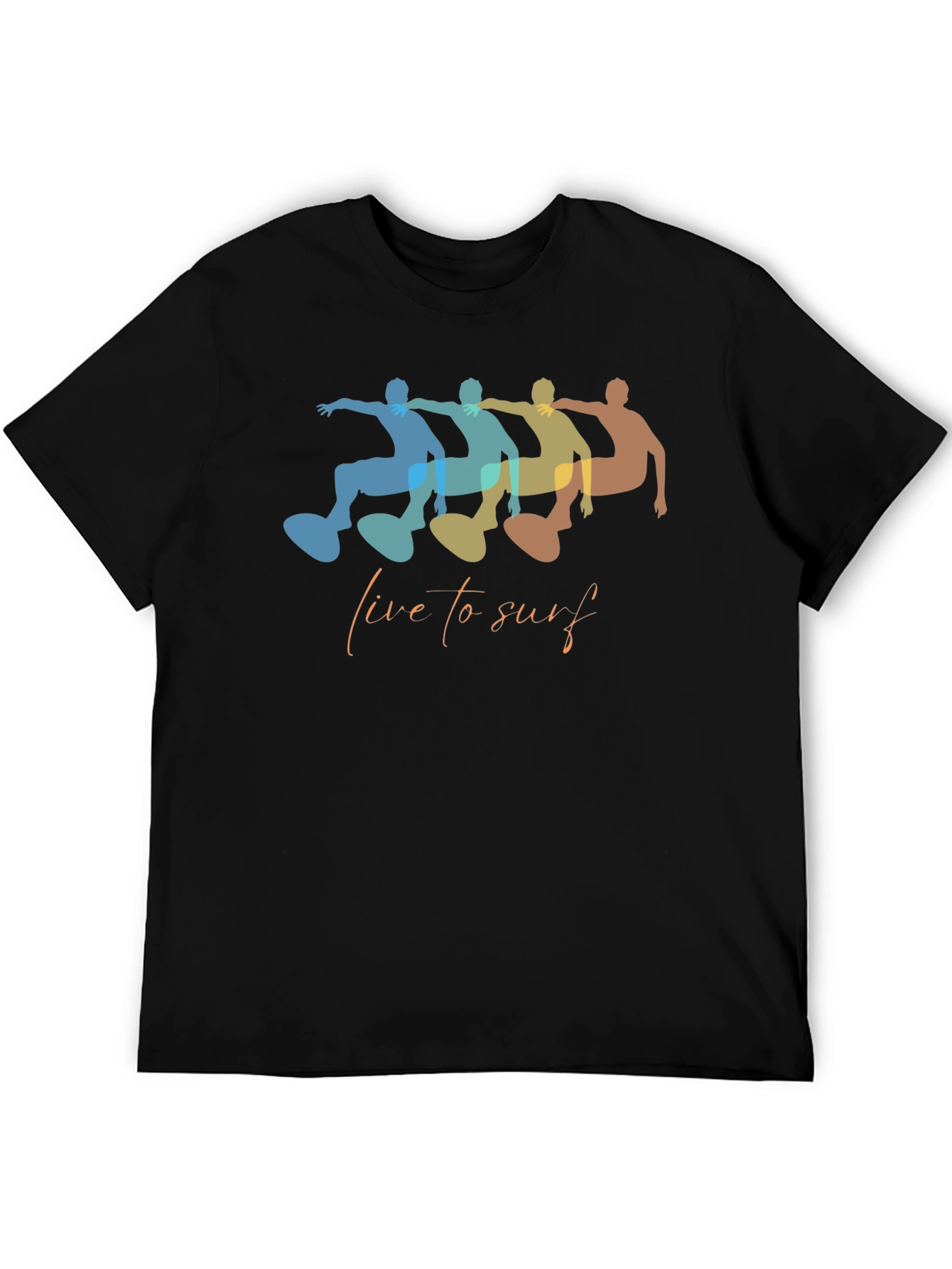 Live to Surf Graphic Tee - Unisex Casual T-Shirt