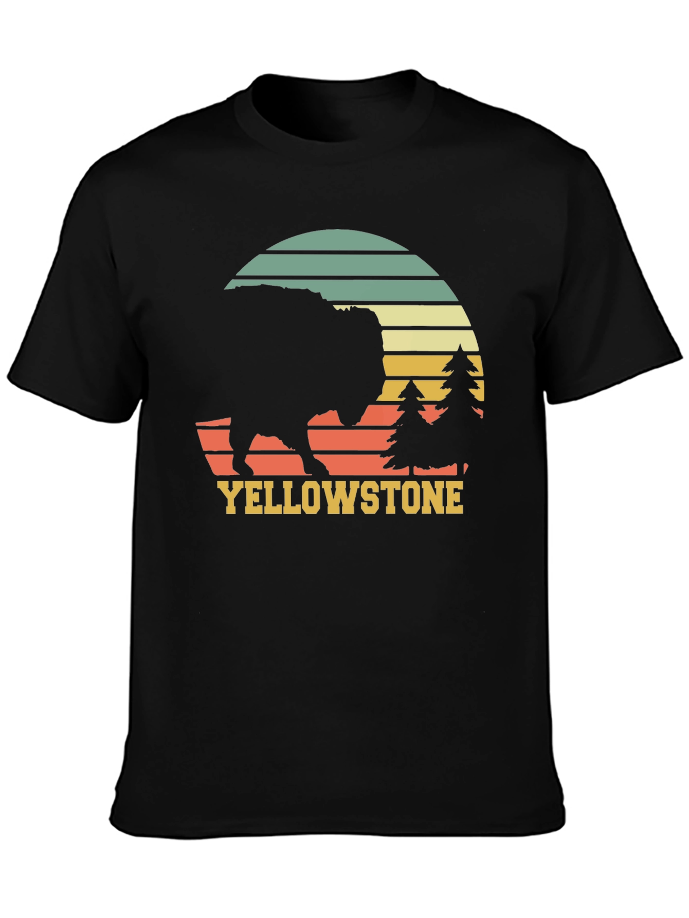 Yellowstone Buffalo Retro Graphic Tee