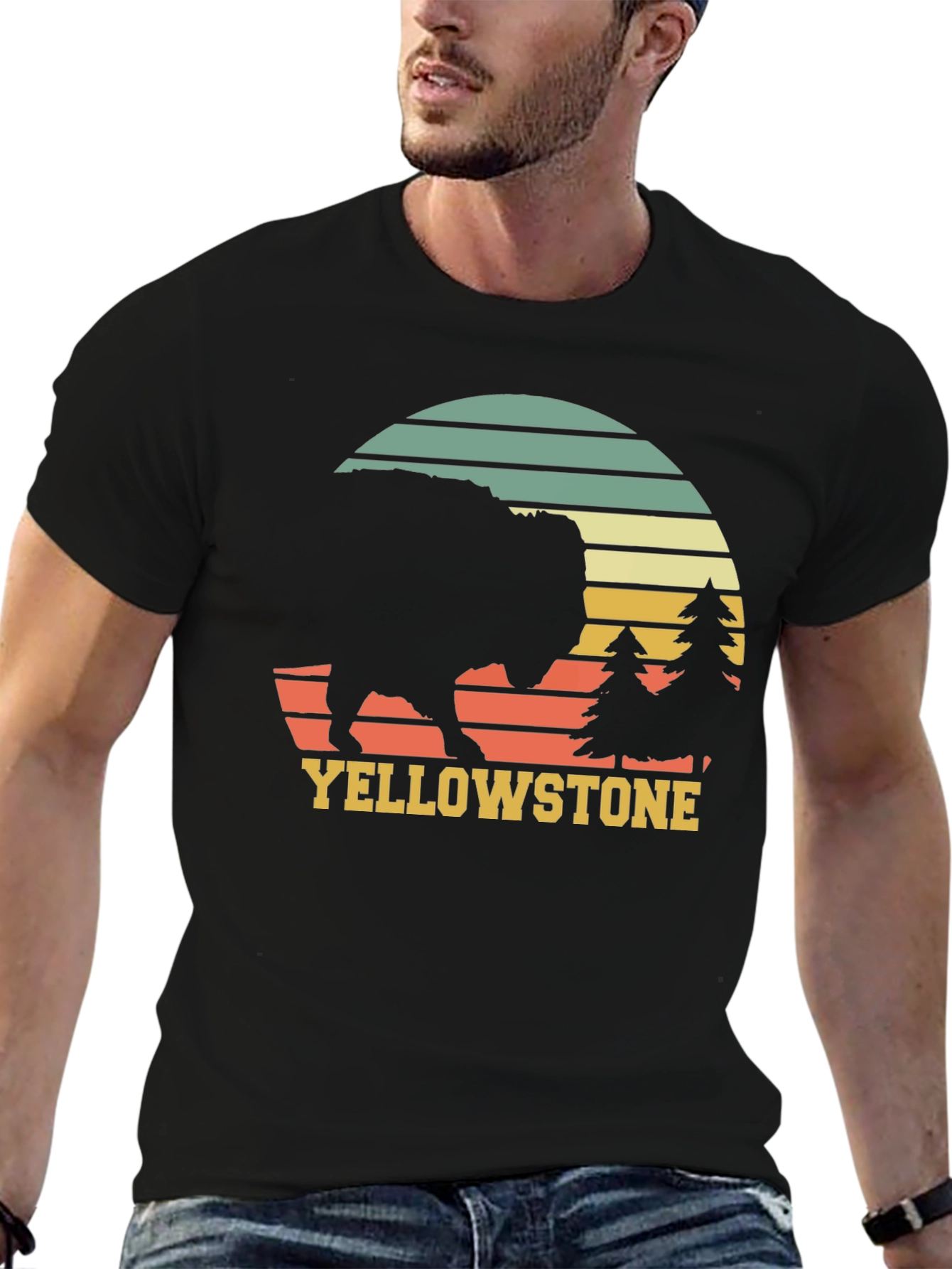 Yellowstone Buffalo Retro Graphic Tee