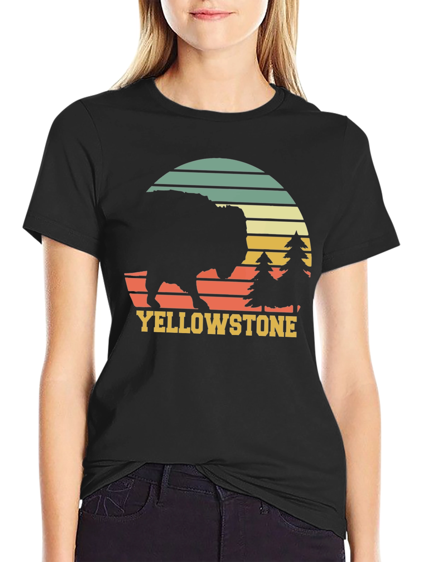 Yellowstone Buffalo Retro Graphic Tee