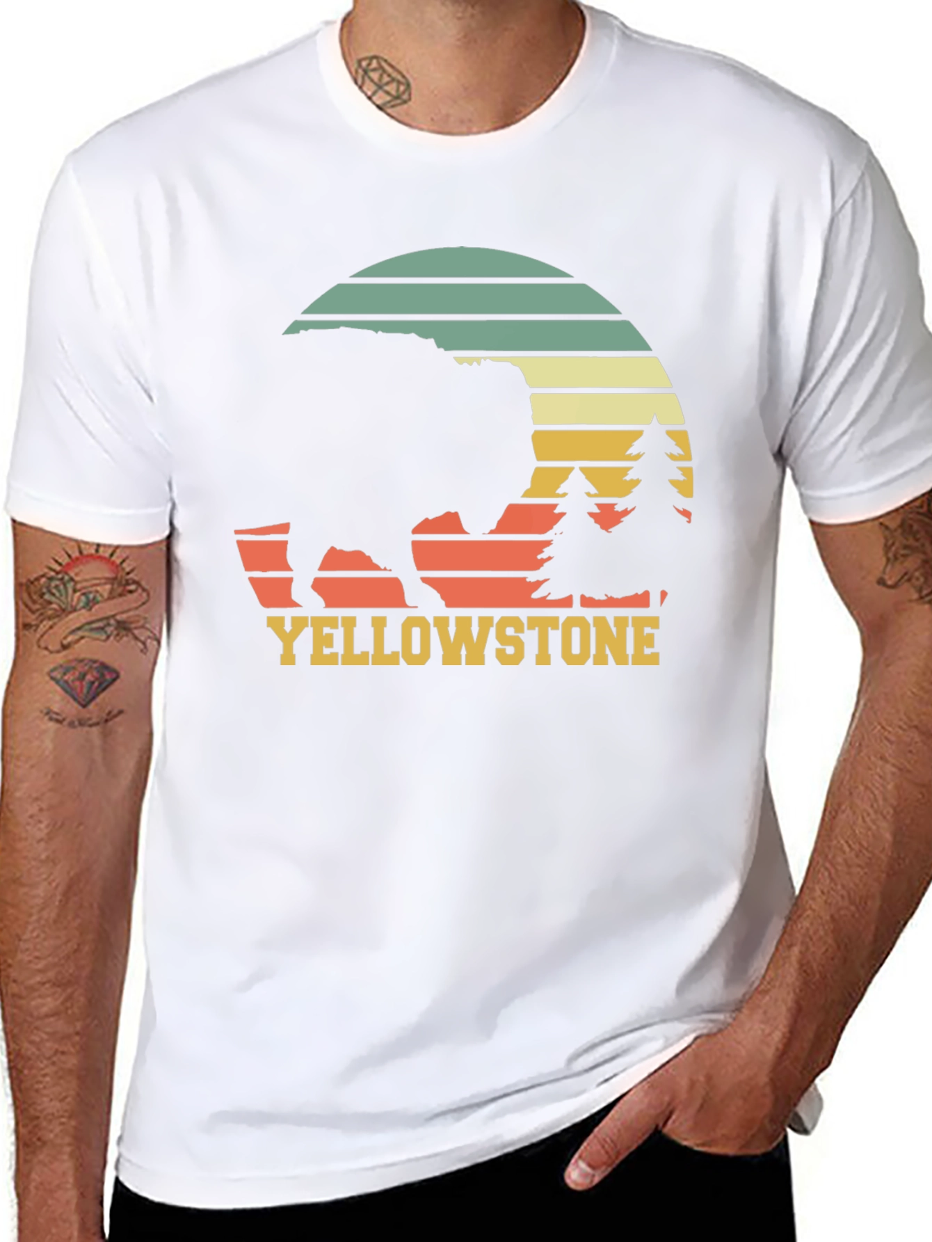 Yellowstone Buffalo Retro Graphic Tee