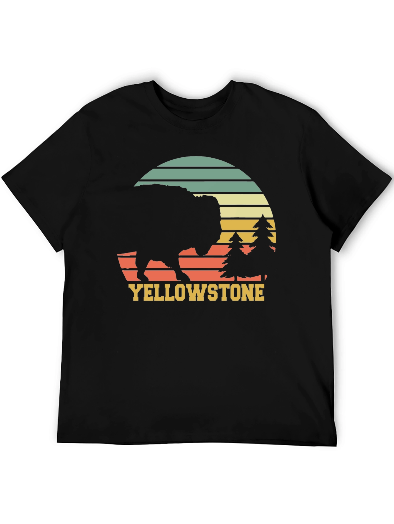 Yellowstone Buffalo Retro Graphic Tee